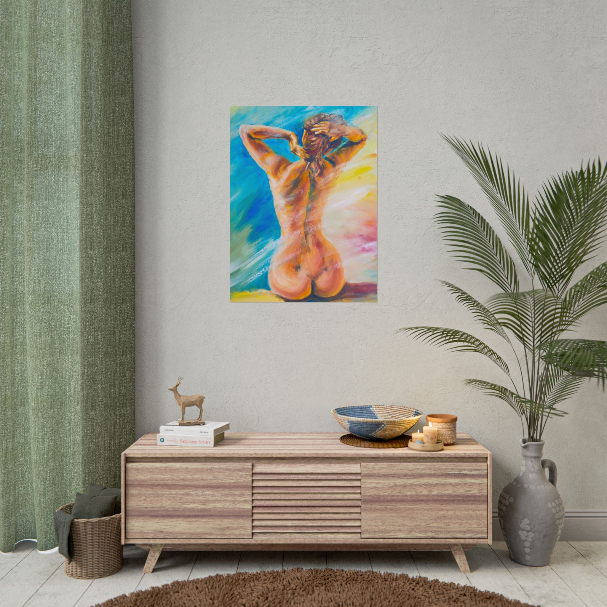 violin-naked-woman-body-oil-effect-poster-print-wall-art-music-lover-gift-home-decor-unique-artwork-rolled-posters