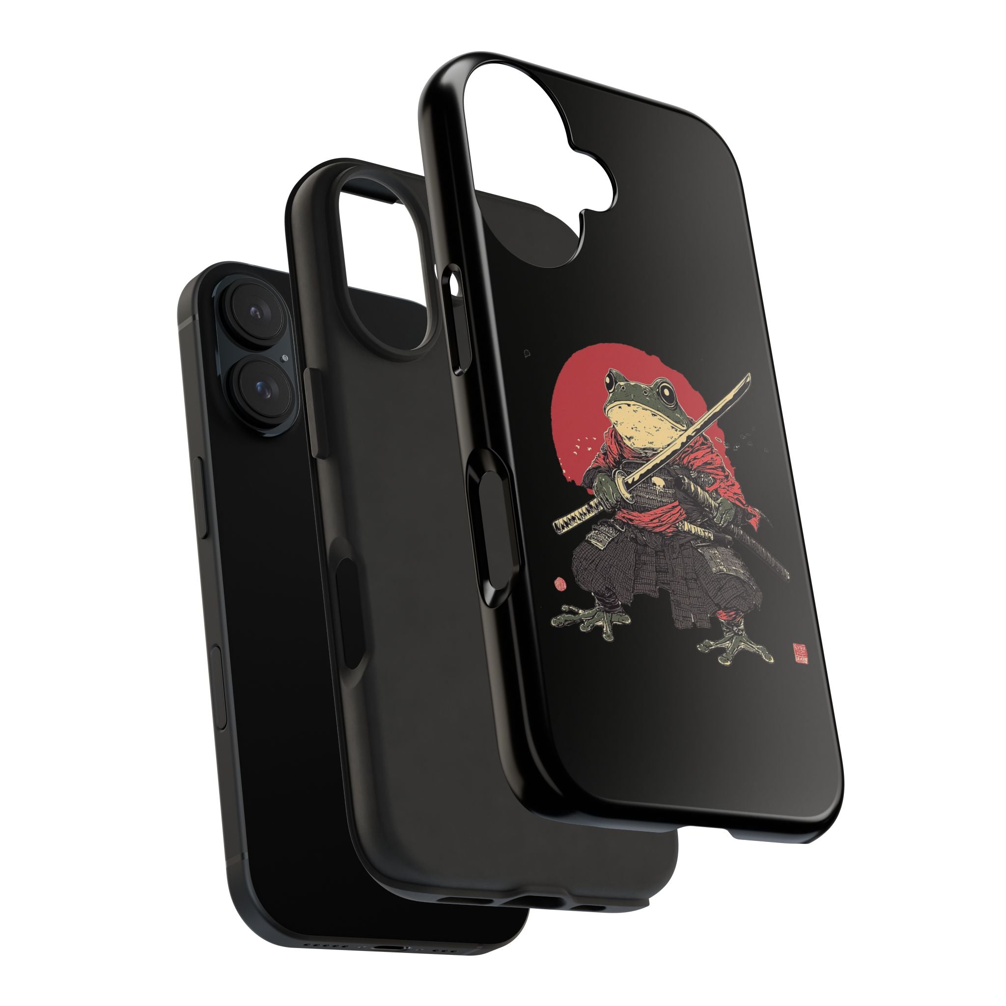 retro-vintage-ninja-frog-iphone-tough-case-red-sun-japanese-samurai-frog-design-ninja-warrior-black-iphone-hard-cover-1
