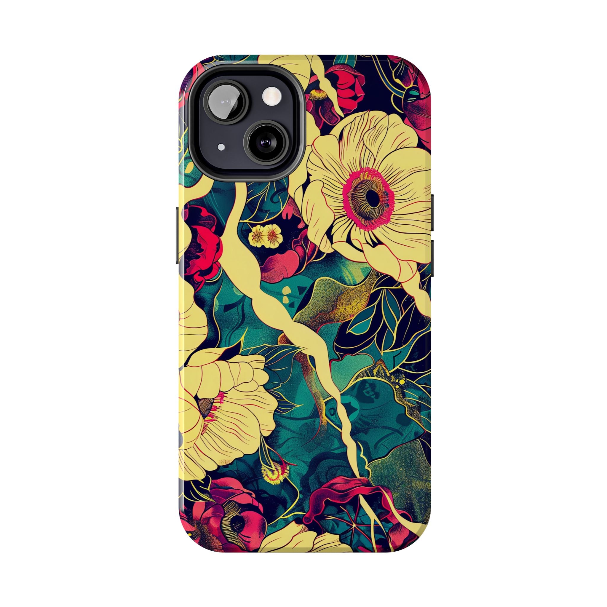 iphone-tough-case-retro-japanese-flowers-floral-phone-cover-vintage-japanese-style-protective-phone-case-asian-floral-design-