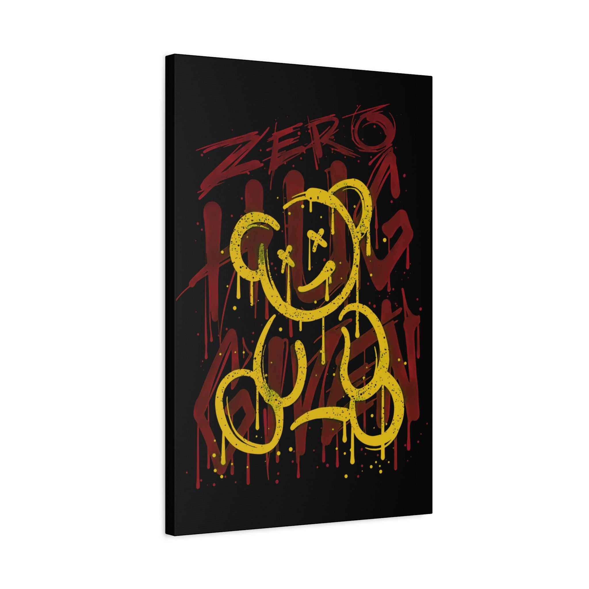 canvas-art-zero-hug-given-teddy-bear-print-graffiti-wall-art-fun-wall-art-moody-wall-art-canvas-print-canvas-wall-decor