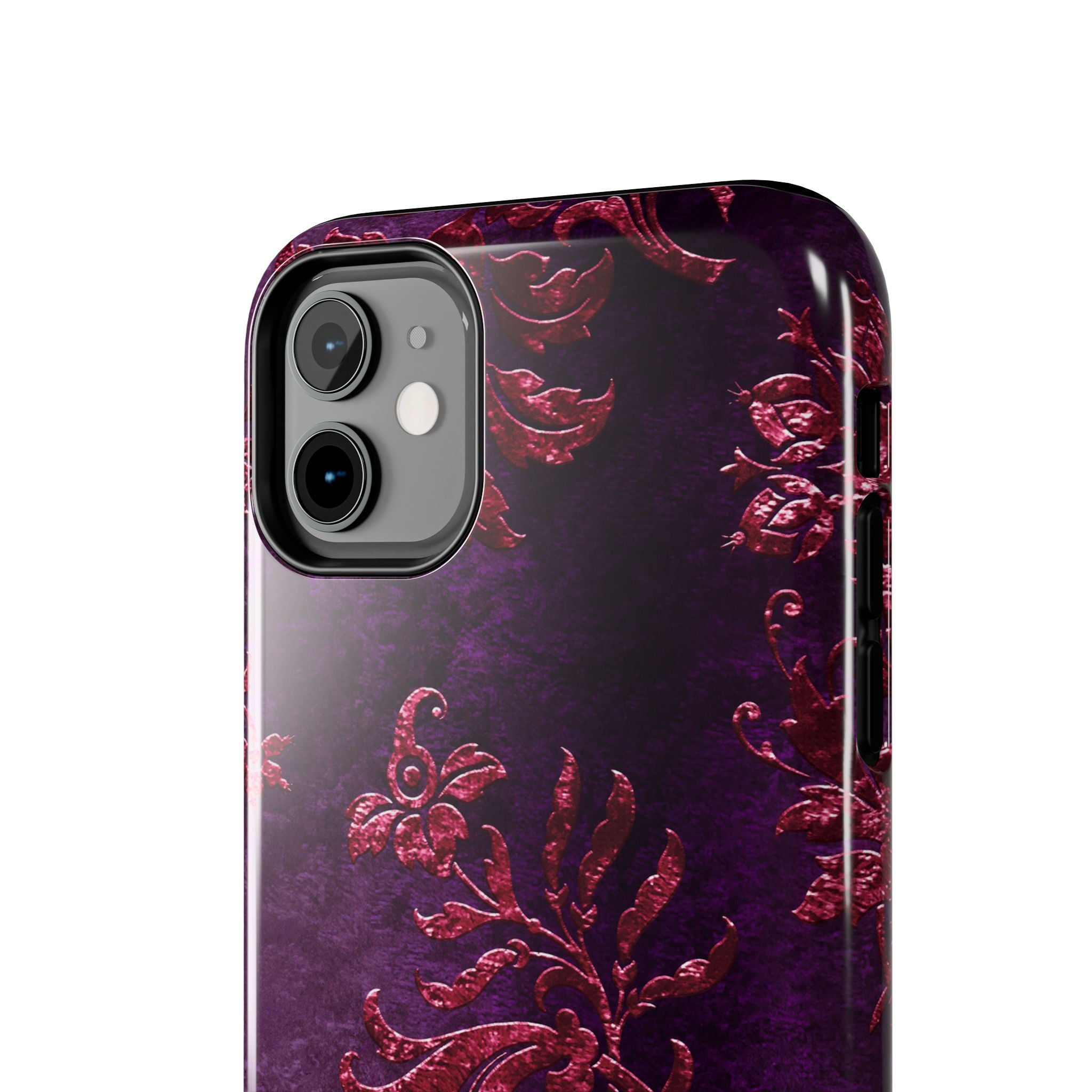 embossed-burgundy-velvet-tough-iphone-case-protective-iphone-cover-heavy-duty-iphone-case-rugged-phone-case-durable-smartphon