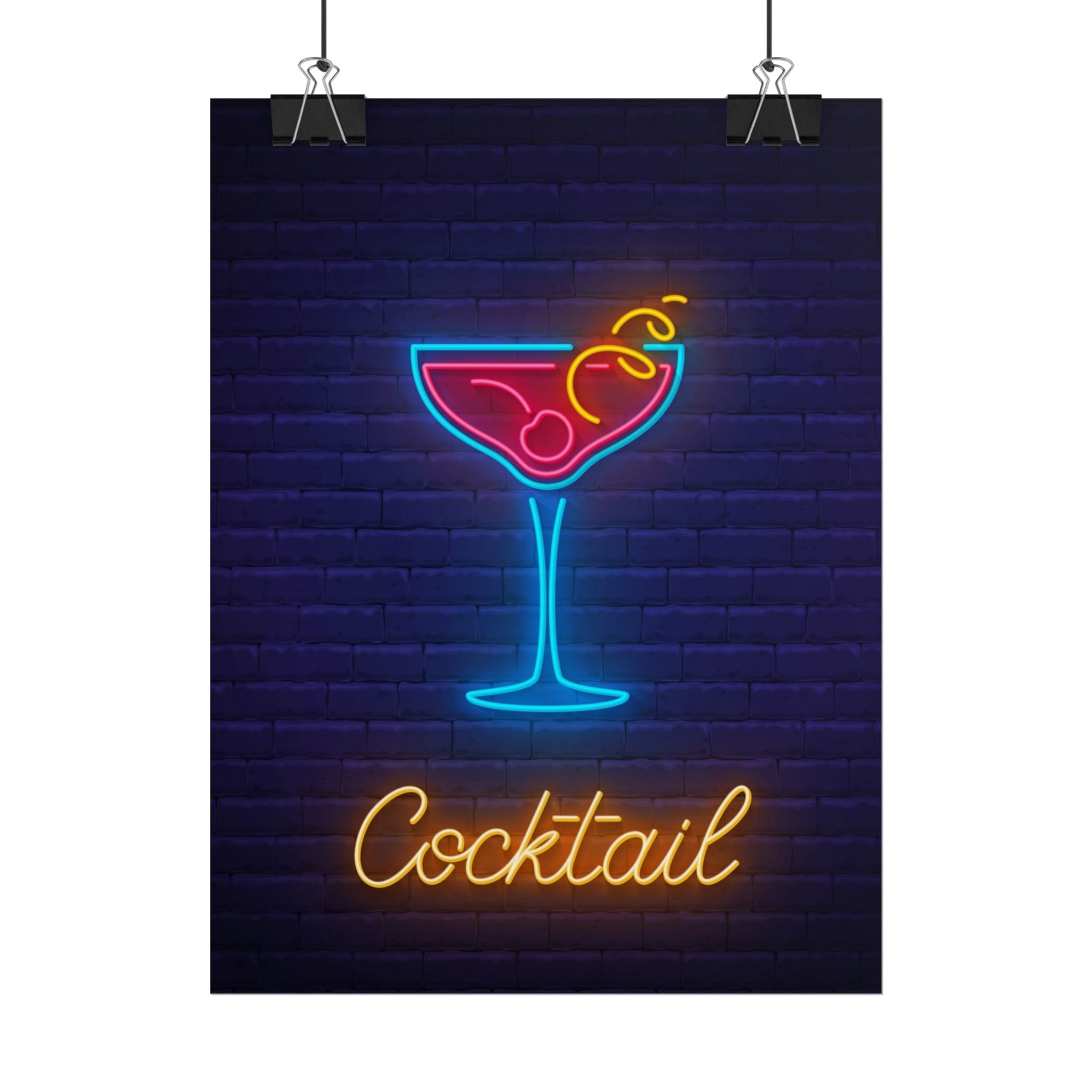 cocktail-neon-martini-poster-wall-art-decor-large-poster-artwork-cocktail-print-bar-decor-kitchen-wall-art