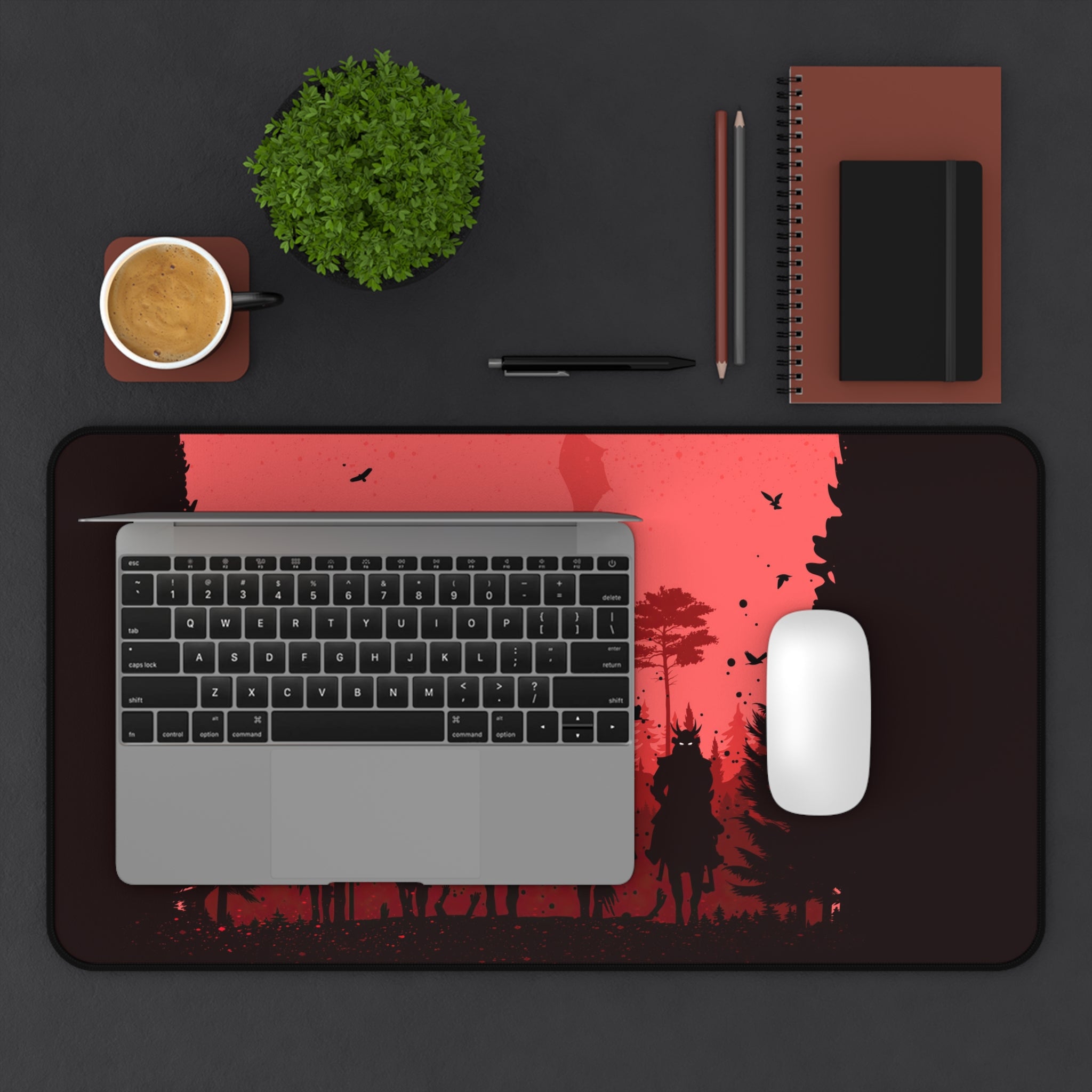 fantasy-samurai-warrior-mouse-pad-japanese-katana-shogun-samurai-warrior-desk-mat-japanese-anime-samurai-desk-pad-viper-art