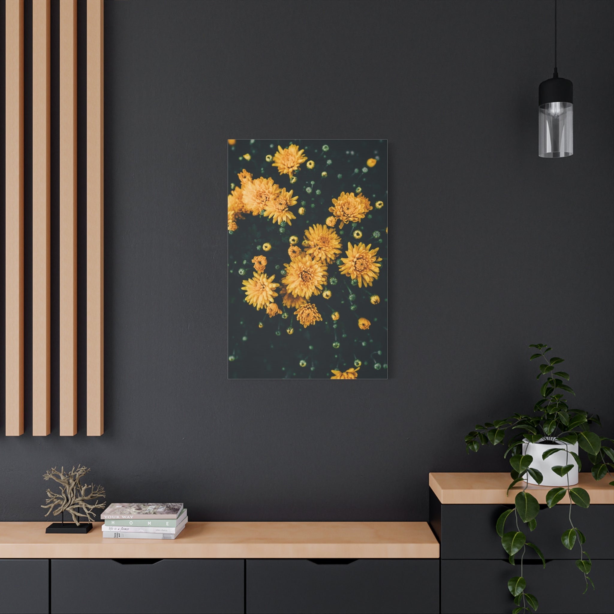 canvas-print-yellow-flower-art-matte-canvas-stretched-wall-decor-floral-home-decor-gift-bright-botanical-art-print-gallery-wr