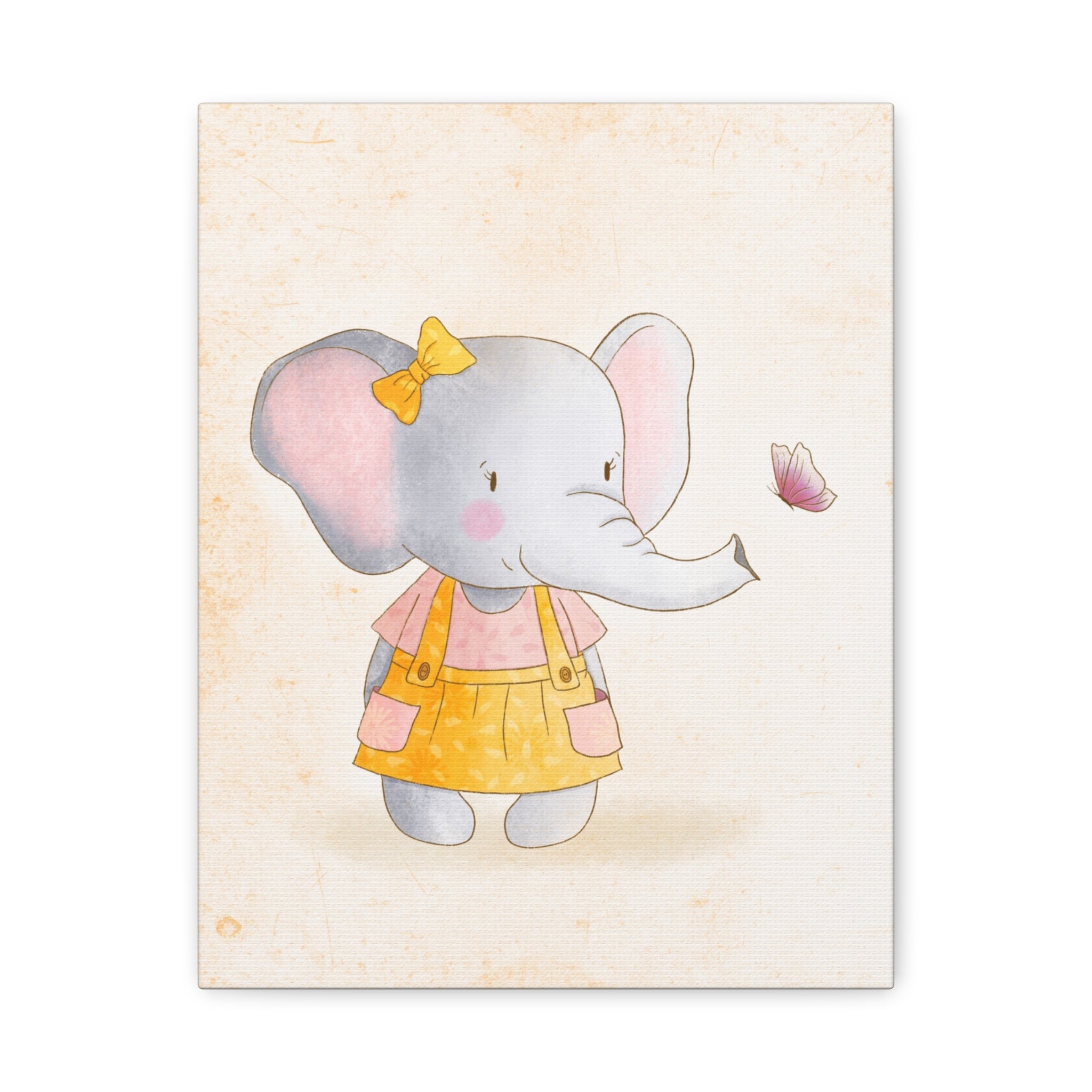 canvas-wall-art-cute-elephant-nursery-decor-baby-elephant-print-nursery-art-cute-elephant-decoration-baby-nursery-cute-animal