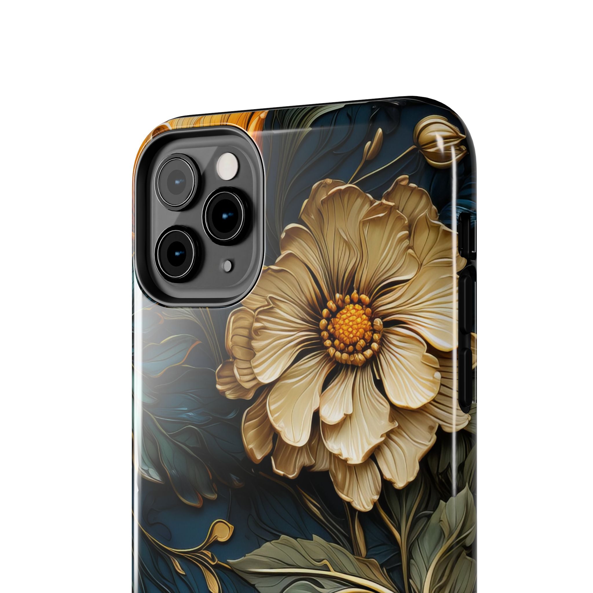 textured-art-nouveau-floral-tough-phone-case-cottagecore-iphone-case-unique-floral-phone-cover-vintage-style-iphone-case-prot