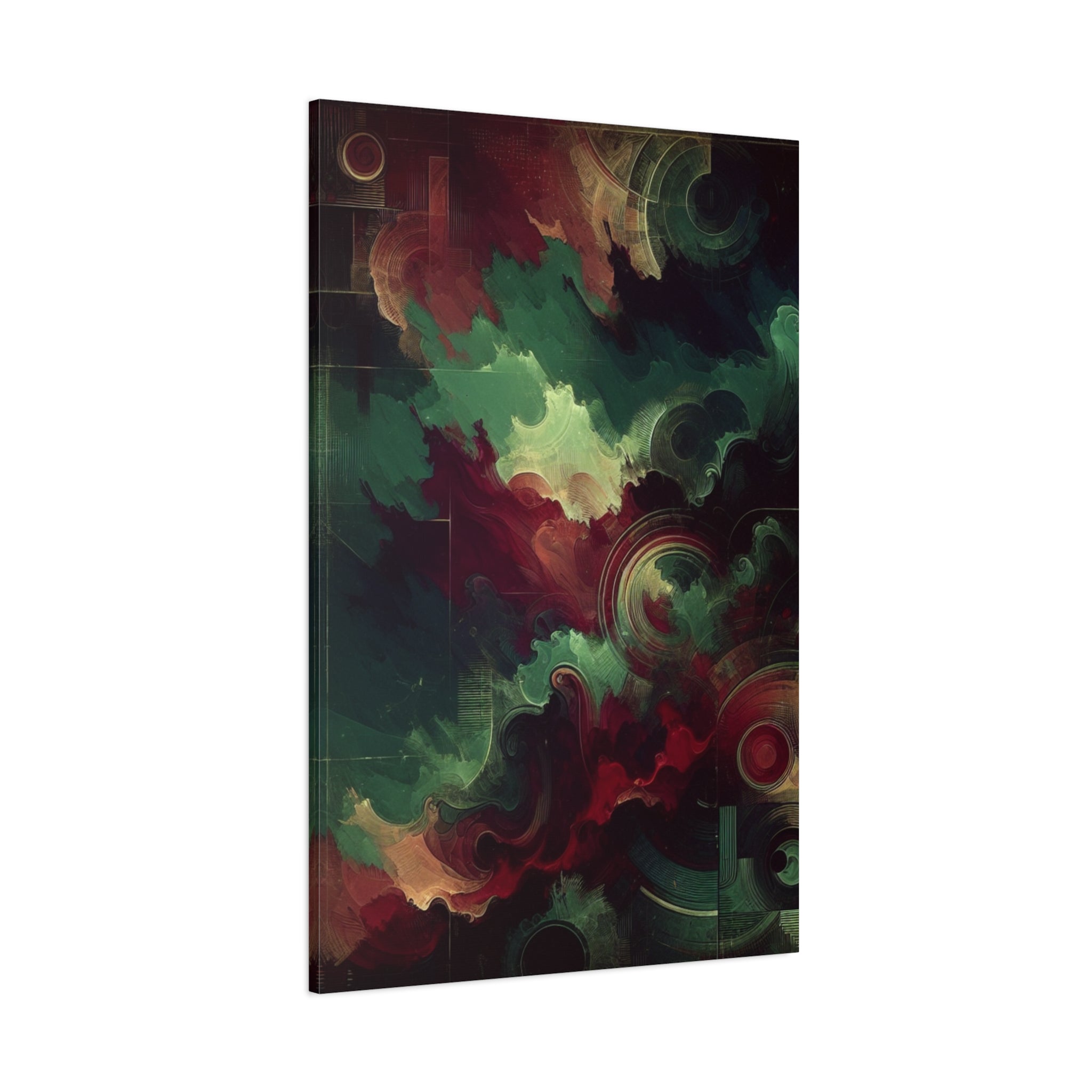 canvas-print-abstract-green-and-burgundy-wall-art-living-room-decor-gallery-wrap-canvas-abstract-wall-decor-colorful-art-home