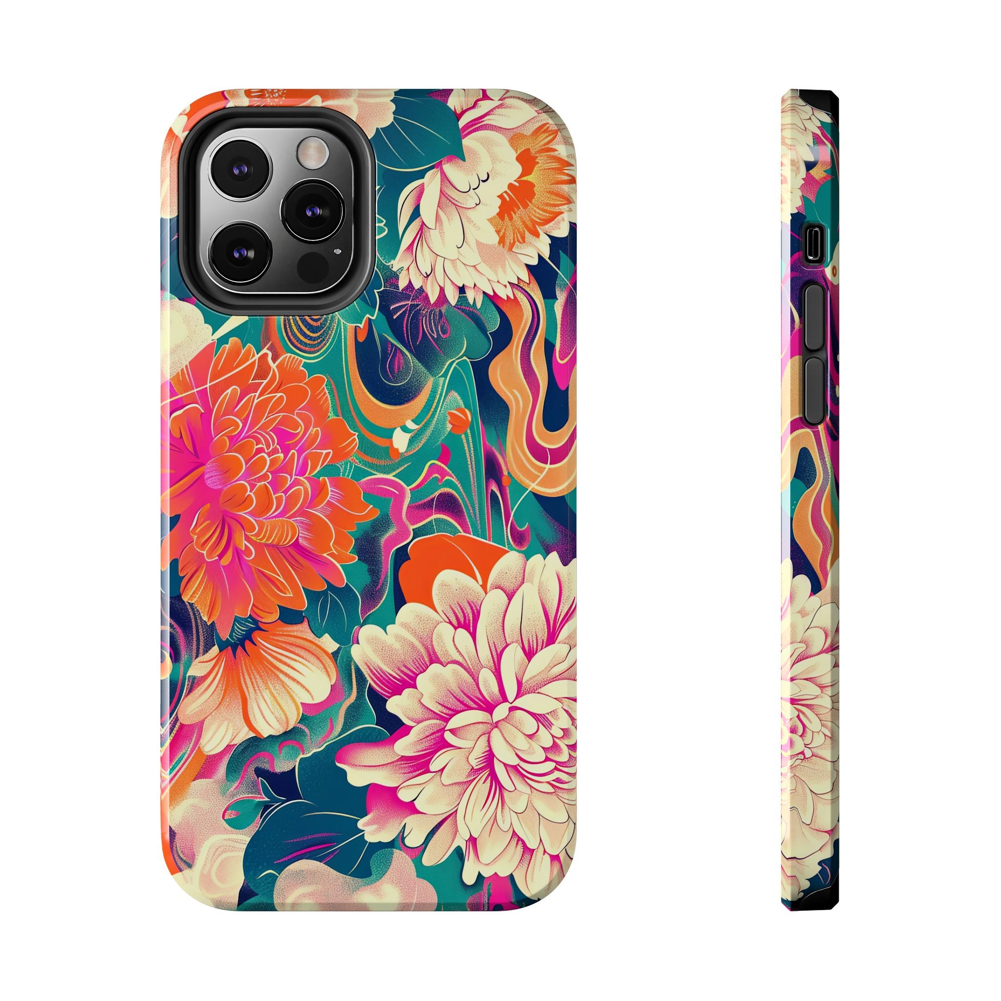 iphone-tough-case-retro-japanese-flowers-floral-phone-cover-vintage-japanese-style-protective-phone-case-asian-floral-design-