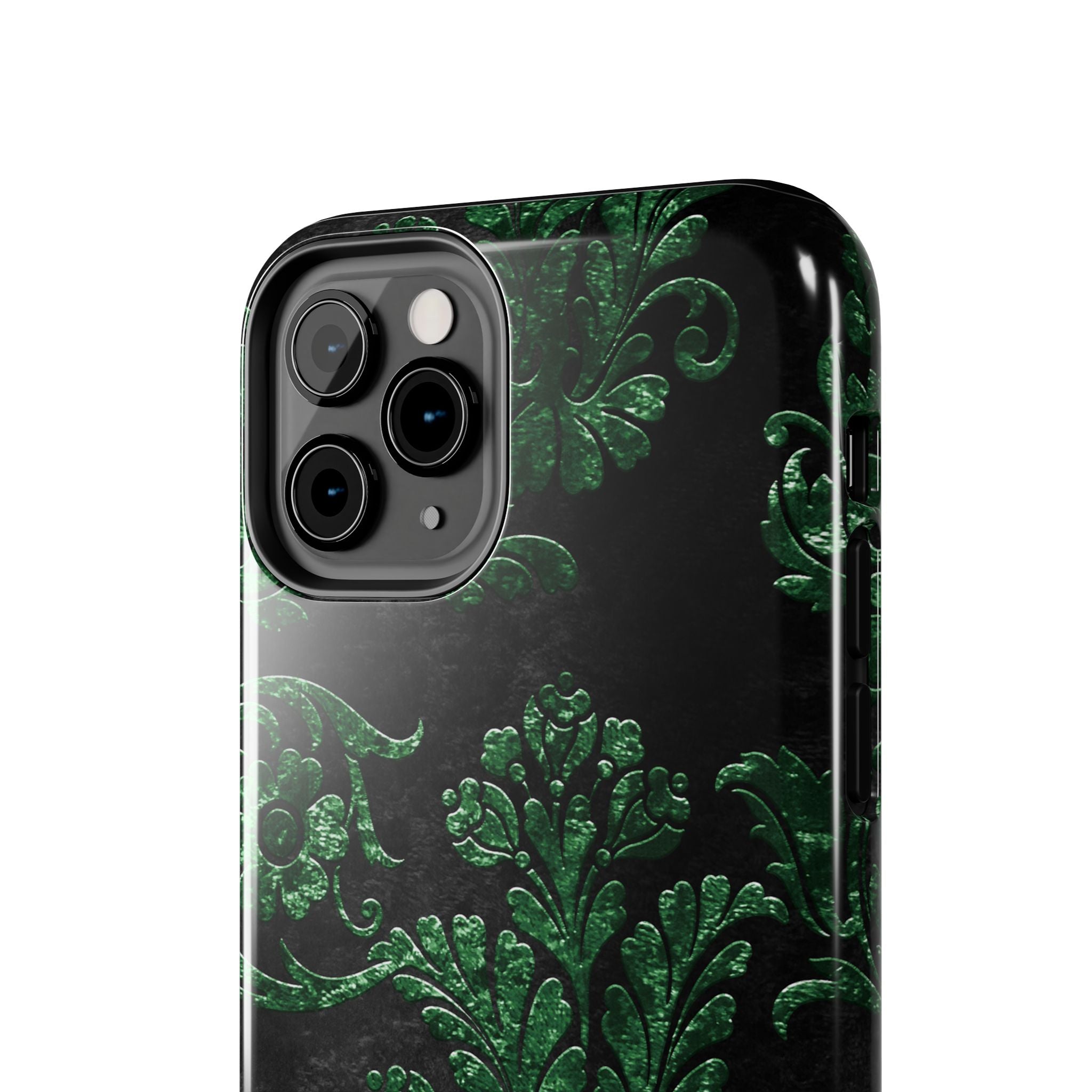embossed-emerald-velvet-tough-iphone-case-protective-iphone-cover-heavy-duty-iphone-case-rugged-phone-case-durable-smartphone