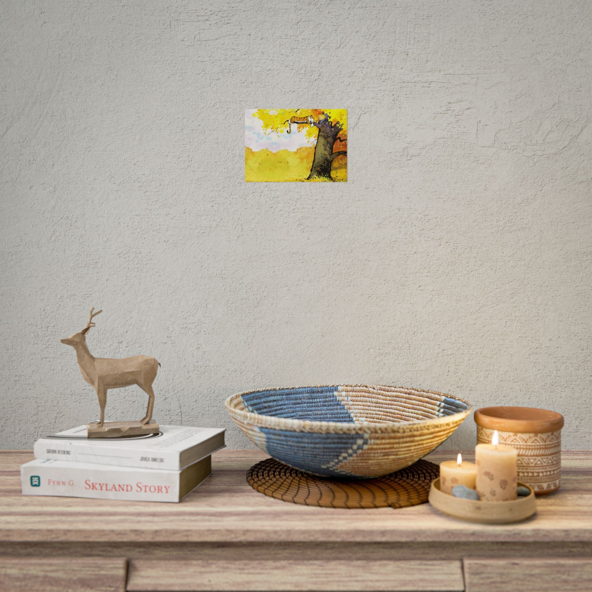 Calvin and Hobbes Poster Wall Art - Cartoon Wall Decor - Unique Birthday Gift for Fans - Timeless Comic Book Art