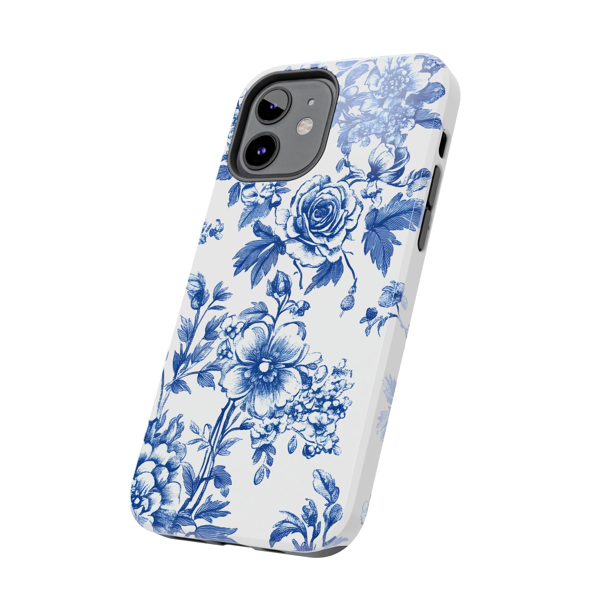 french-toile-floral-tough-iphone-case-blue-iphone-cover-protective-iphone-case-hard-shell-iphone-case-vintage-design-phone-ca