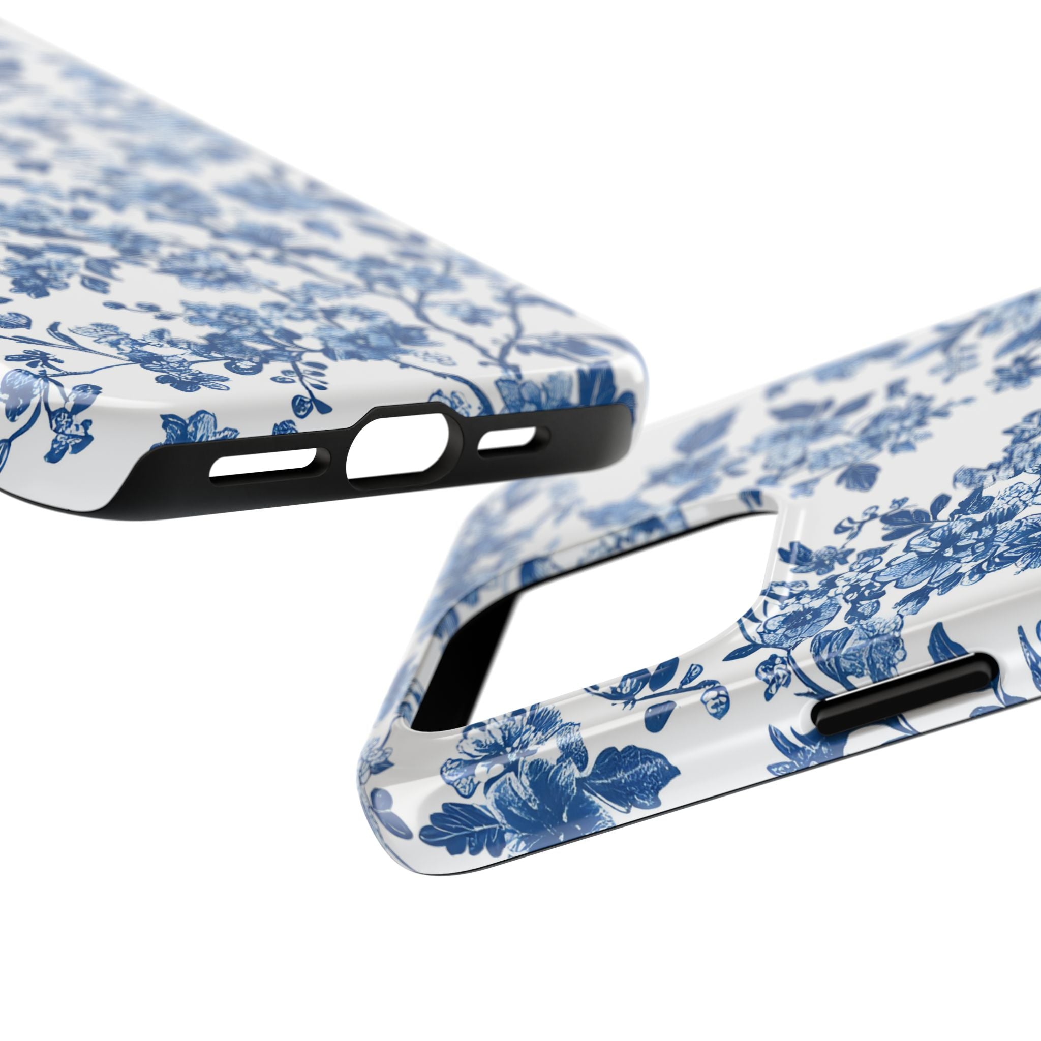 french-toile-floral-tough-iphone-case-blue-iphone-cover-protective-iphone-case-hard-shell-iphone-case-vintage-design-phone-ca