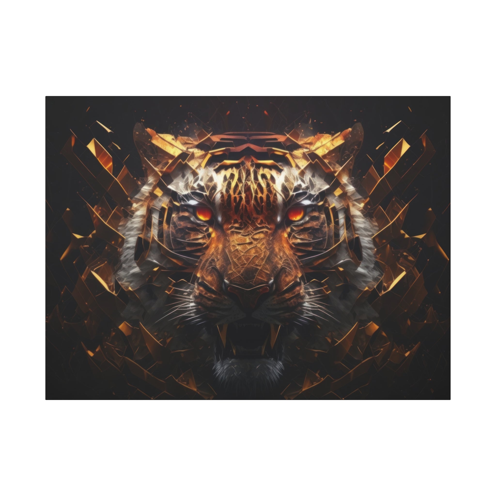 canvas-print-tiger-face-predator-fantasy-art-home-living-room-decor-matte-stretched-wall-art-animal-art-tiger-canvas