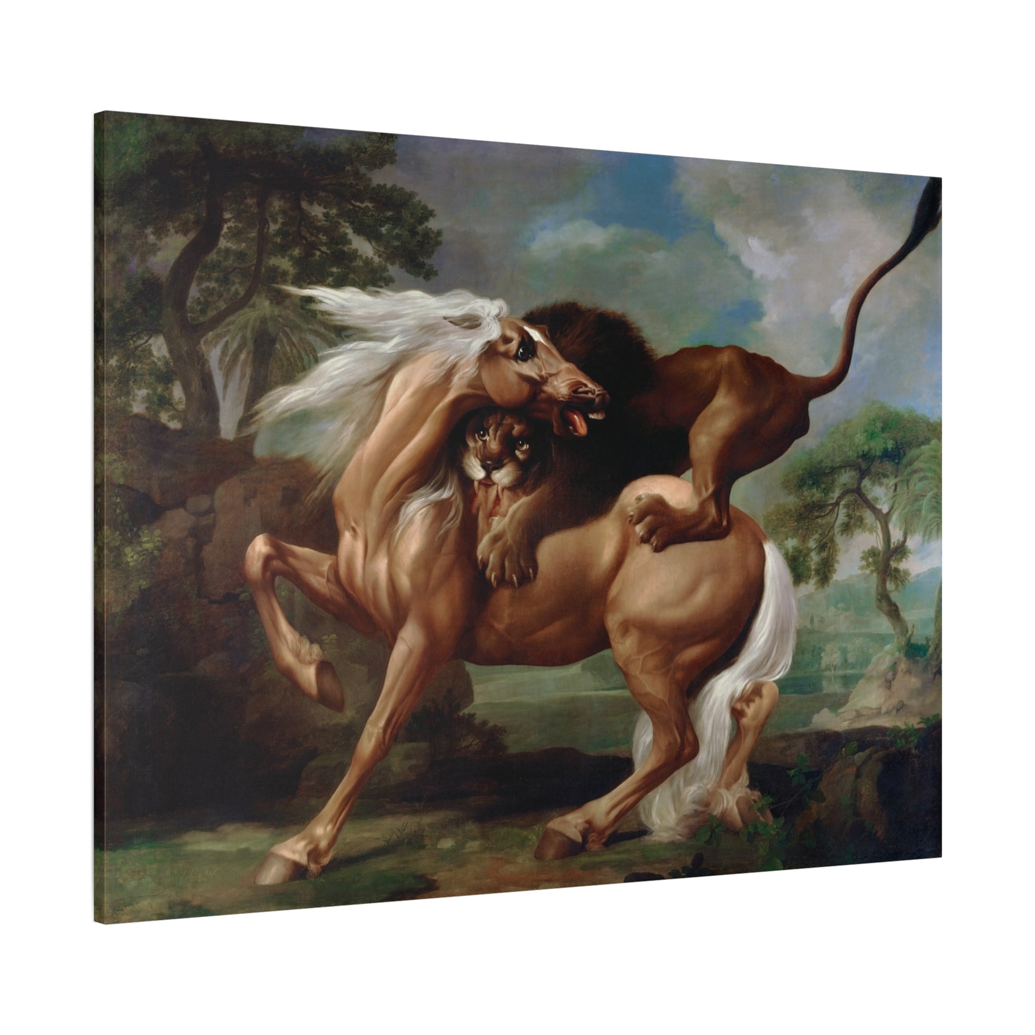 canvas-print-lion-attacking-horse-wall-art-decor-george-stubbs-painting-farm-house-decoration-hunting-art-african-wall-art