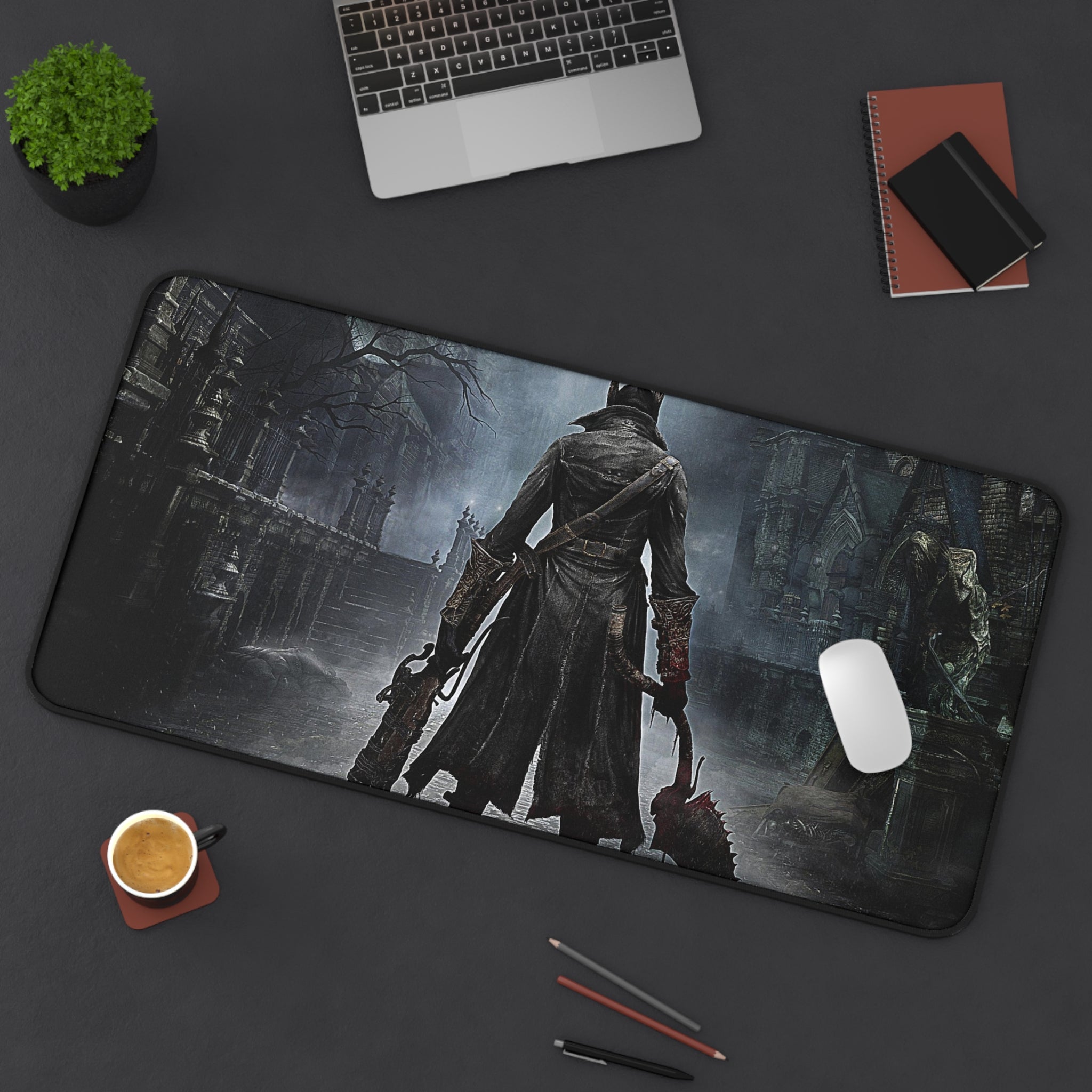 bloodborne-mouse-pad-the-hunter-desk-pad-large-gaming-desk-mat-custom-desk-pad-protective-desk-pad