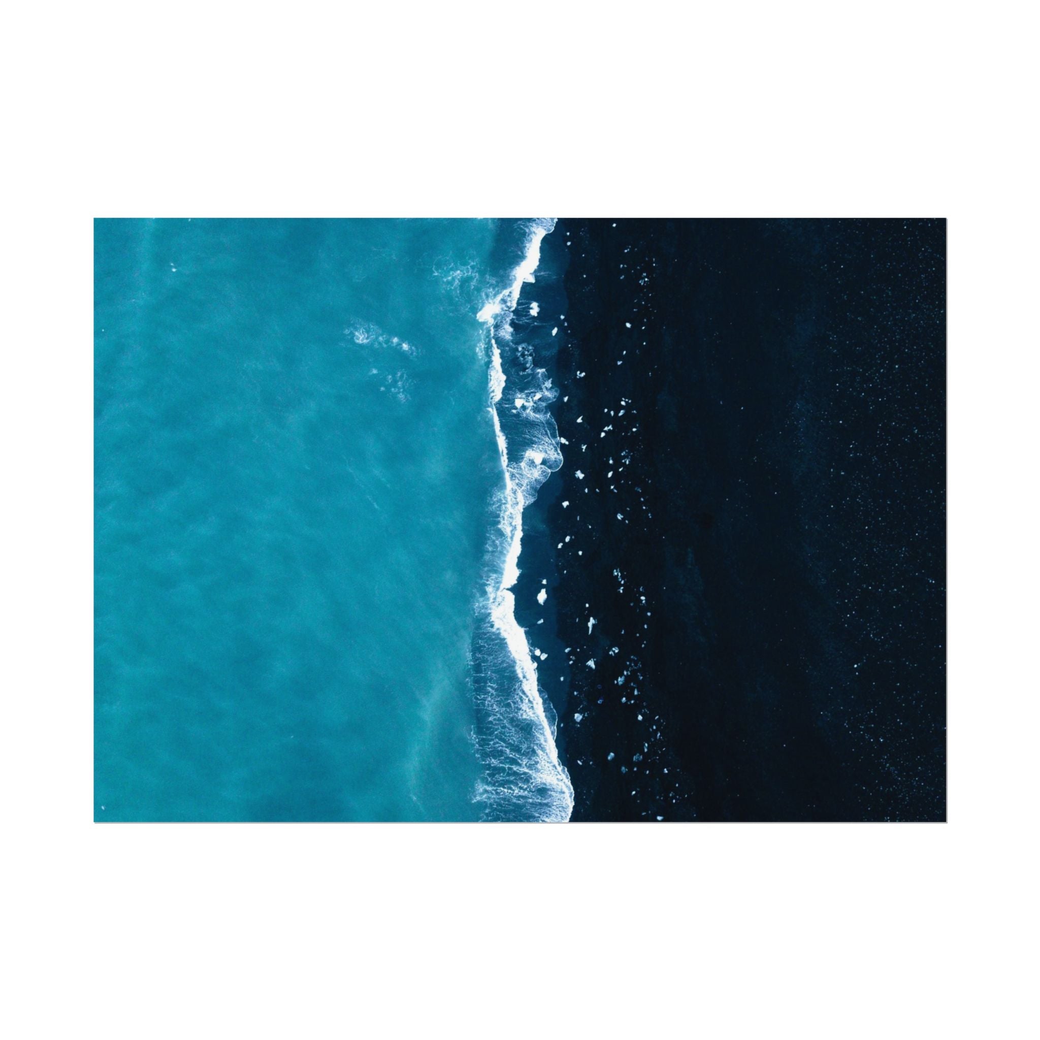 ocean-minimalist-decor-poster-print-beach-wall-art-coastal-photography-blue-ocean-print-sand-landscape-home-office-decoration