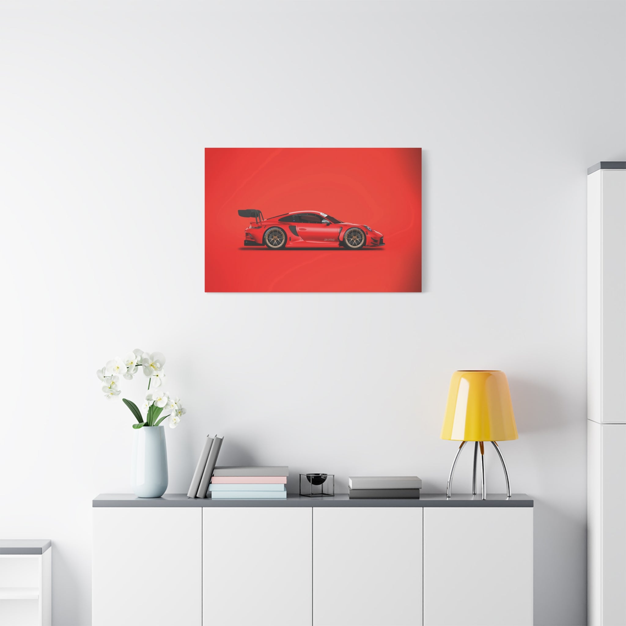 canvas-print-wall-art-porsche-911-red-gt3r-red-supercar-poster-matte-canvas-decor-stretched-large-canvas-wall-art-hypercars-1