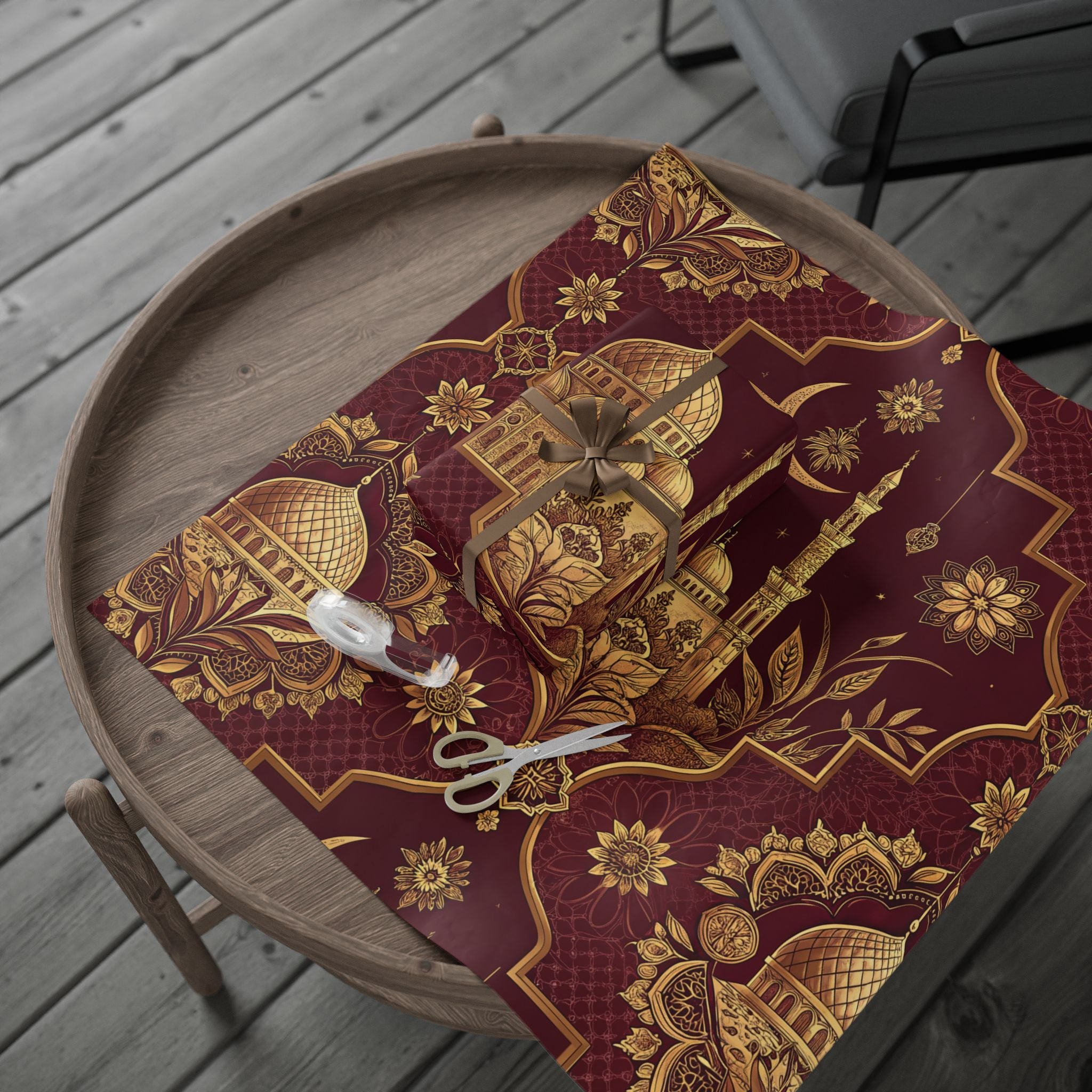 ramadan-night-wrapping-papers-islamic-celestial-gift-wrap-mosque-silhouette-eid-holiday-supplies-festive-present-packaging-re