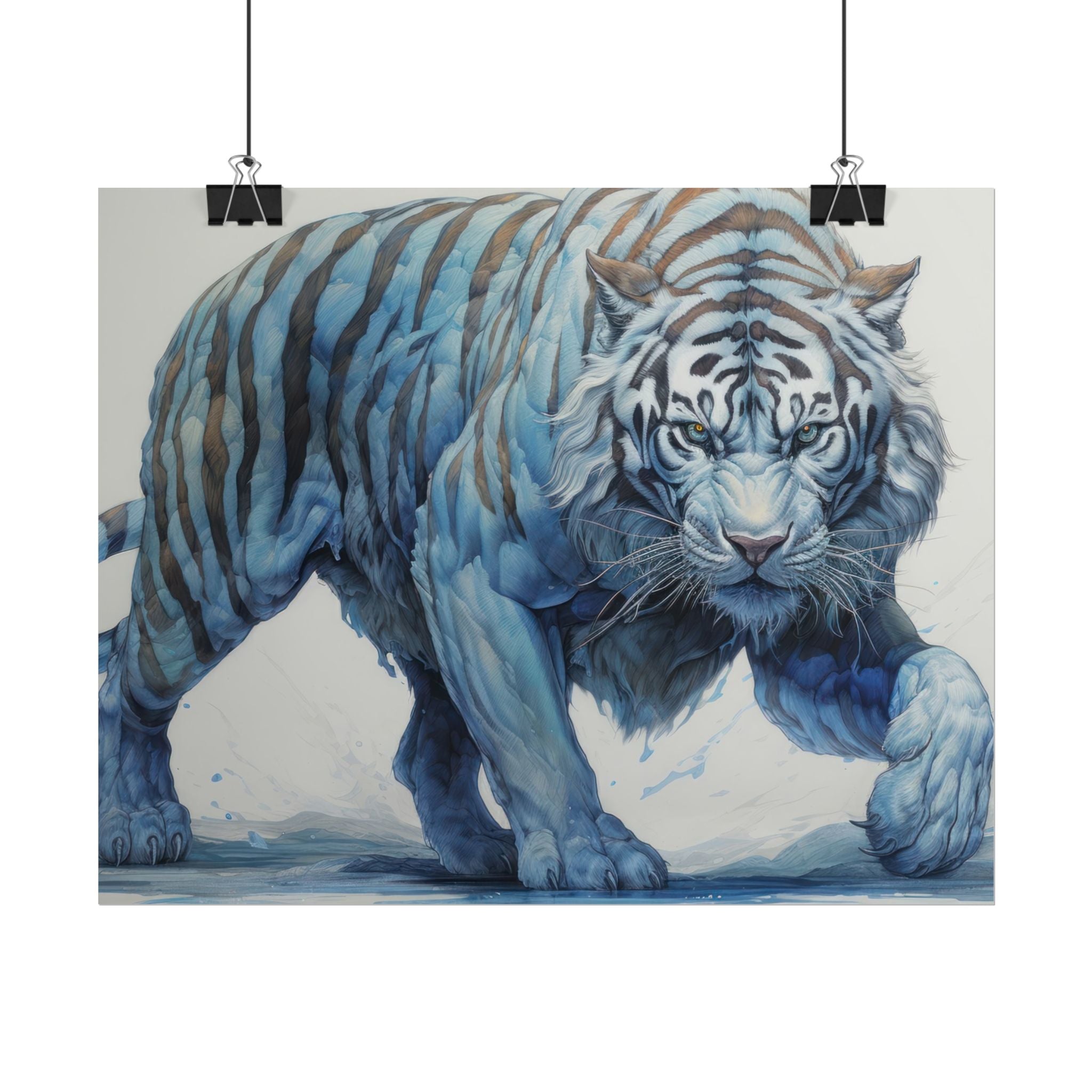 fantasy-white-tiger-poster-print-rolled-posters-for-wall-decor-tiger-wall-art-safari-animal-art-print-home-office-decor-jungl