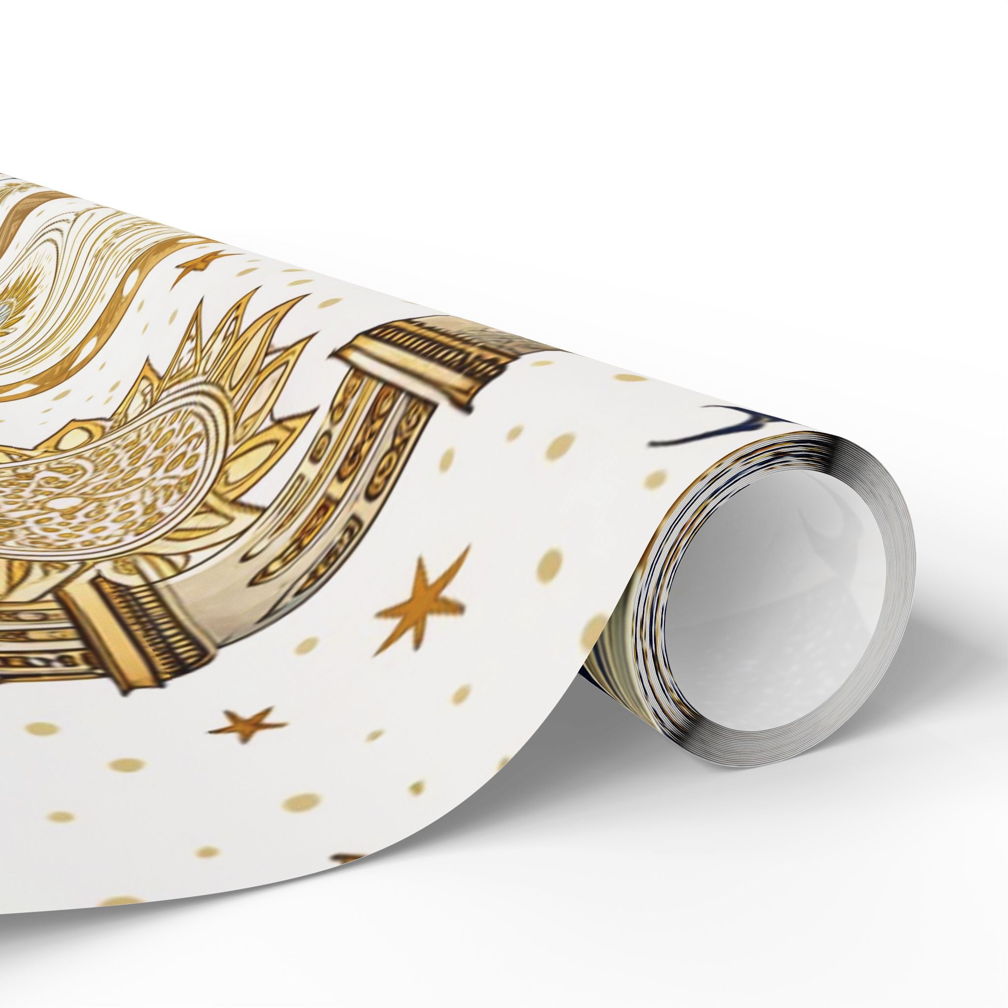 ramadan-night-wrapping-papers-islamic-crescent-moon-gift-wrap-mosque-silhouette-eid-holiday-supplies-festive-present-packagin