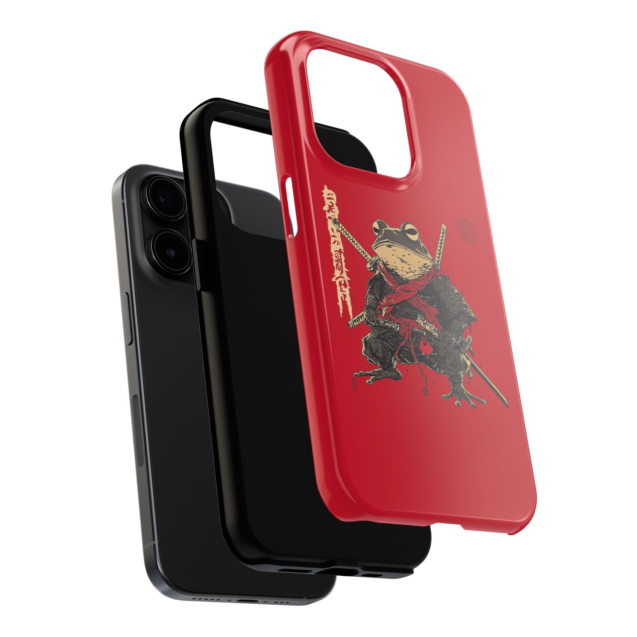 retro-vintage-ninja-frog-iphone-tough-case-red-sun-japanese-samurai-frog-design-stylish-tough-protector-red-iphone-case