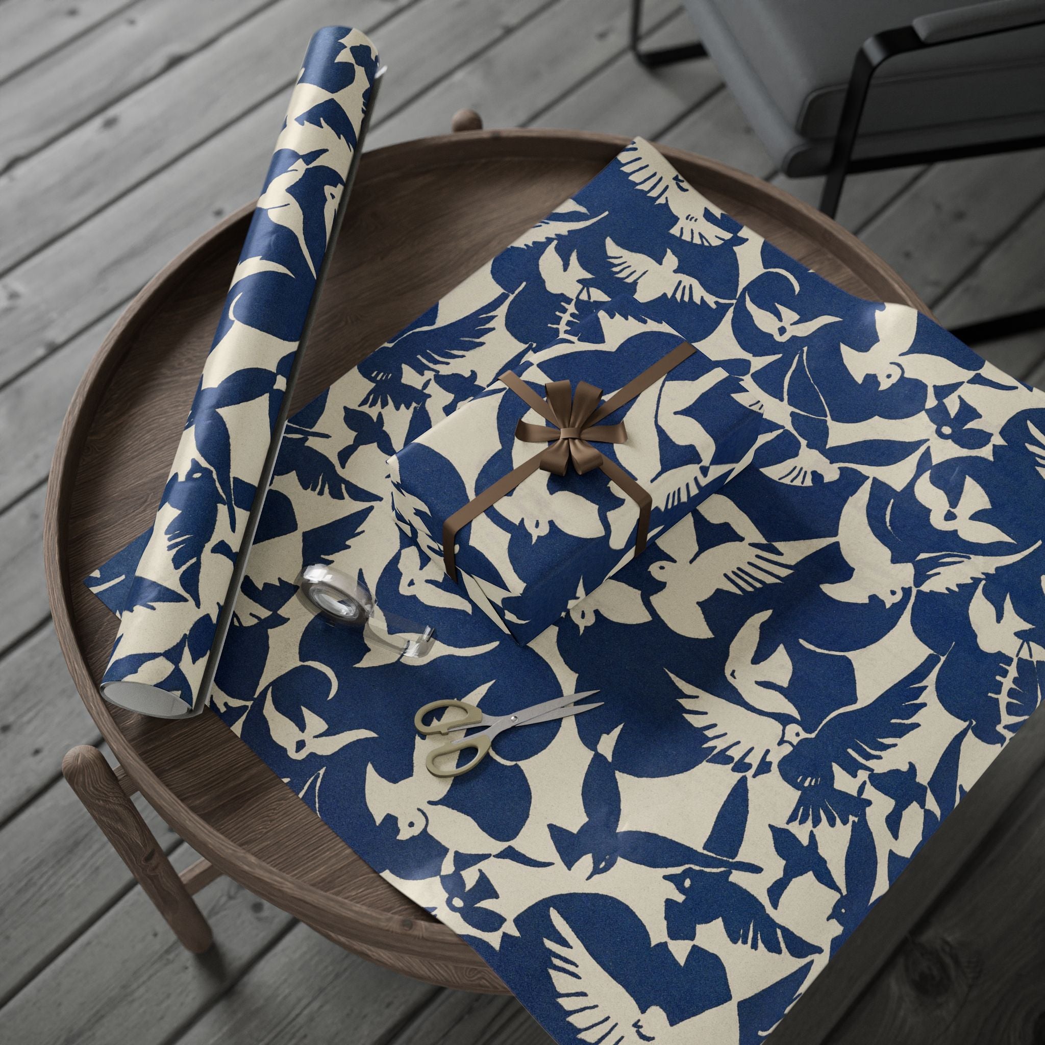 wrapping-papers-pigeons-white-blue-gift-packaging-roll-bird-lover-present-wrap-birthday-party-christmas-holiday-occasion-deco