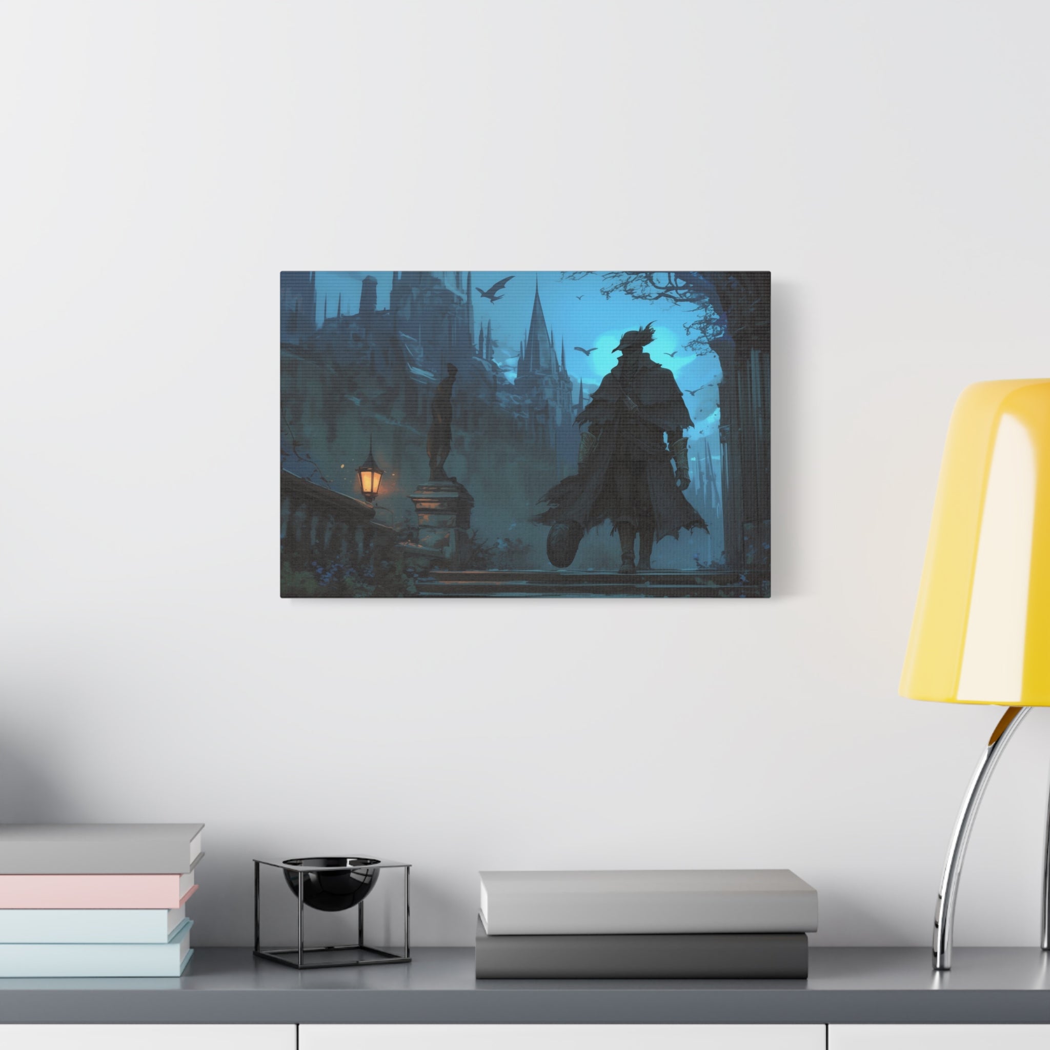 Bloodborne Art The Hunter Canvas Wall Art, Home Wall Decor, Game Wall Art Print