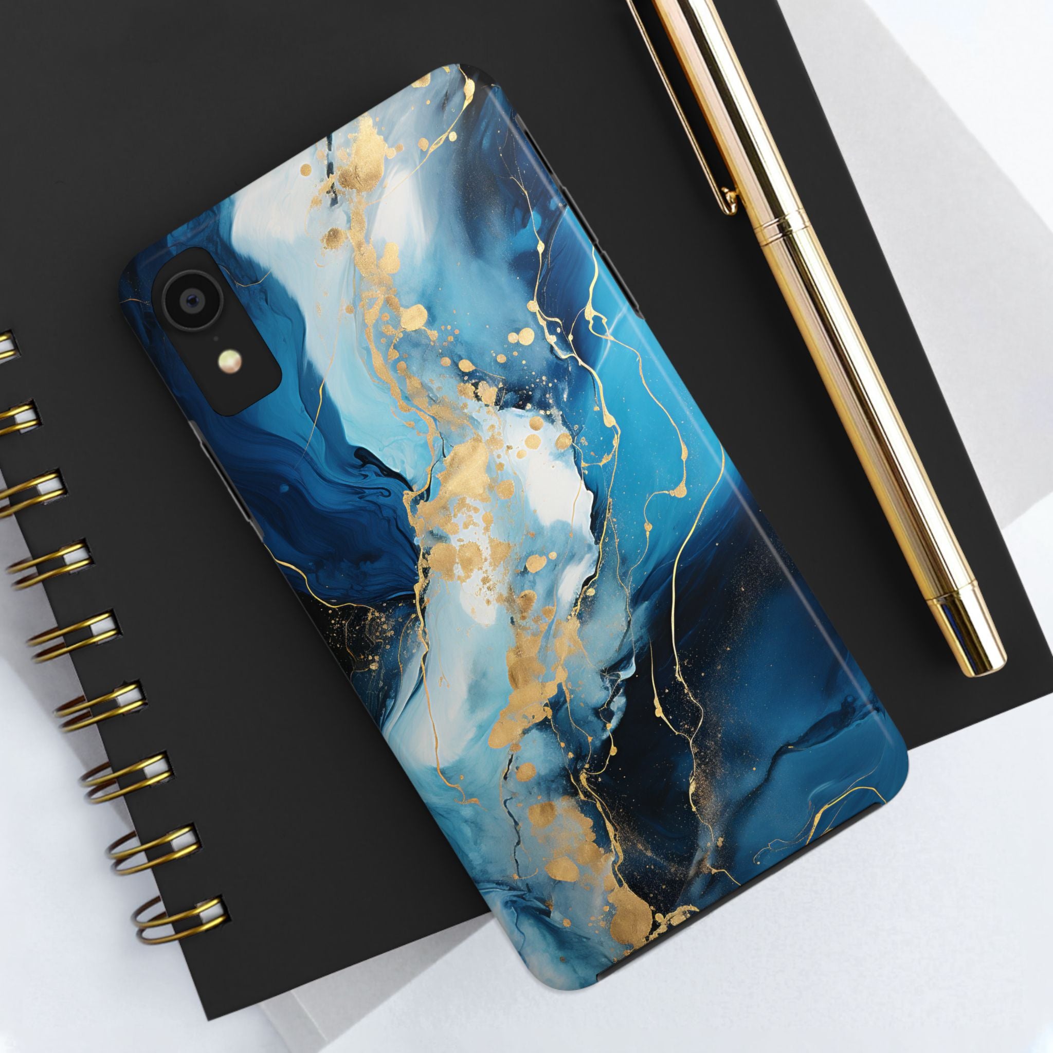 blue-gold-marble-iphone-tough-case-elegant-minimalist-protective-cover-stylish-phone-shell-hard-shell-iphone-case-trendy-acce