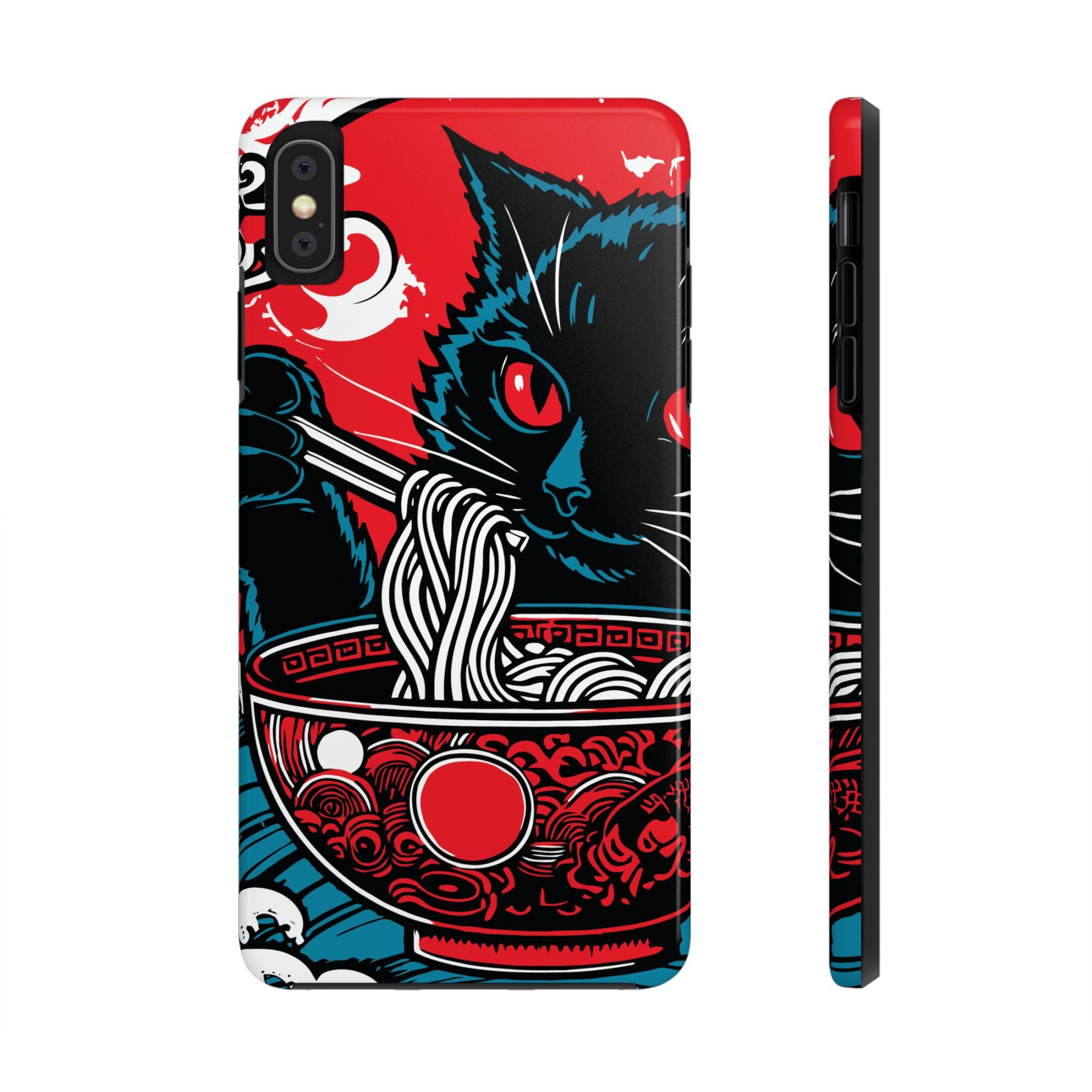 cat-eating-ramen-noodle-tough-iphone-case-japanese-anime-kawaii-protective-cover-anime-lover-gift-unique-iphone-shell-iphone-