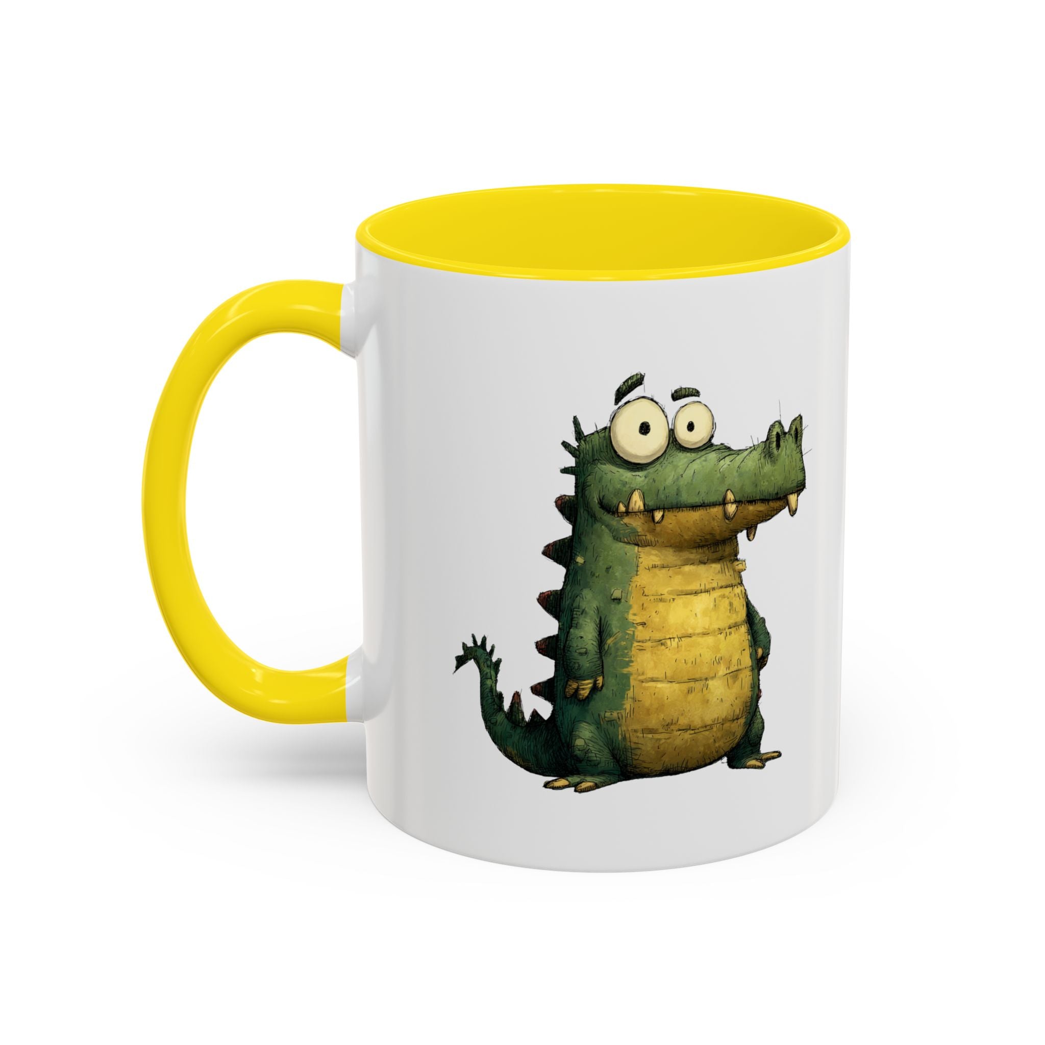 Funny Alligator Accent Coffee Mug | Cute Animal Mug for Nature Lovers, Ideal Gift for Birthdays, Holidays, Home Decor