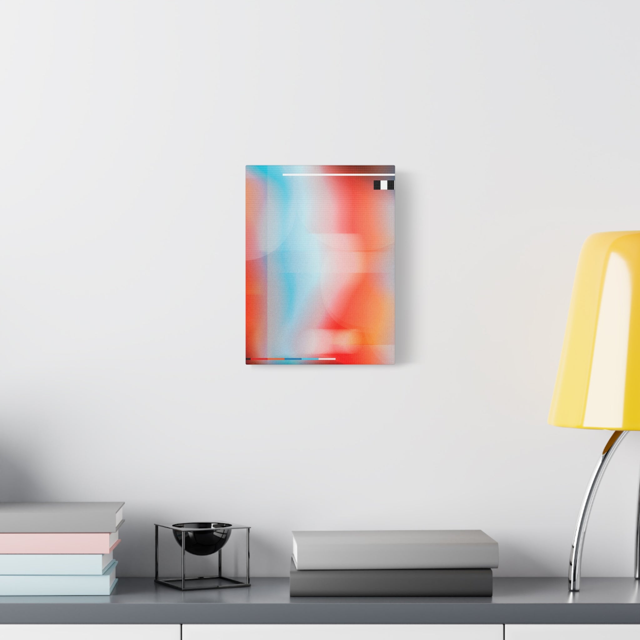 canvas-print-abstract-orange-retro-colorful-home-decor-wall-art-stretched-matte-canvas-living-room-decor-unique-gift-idea