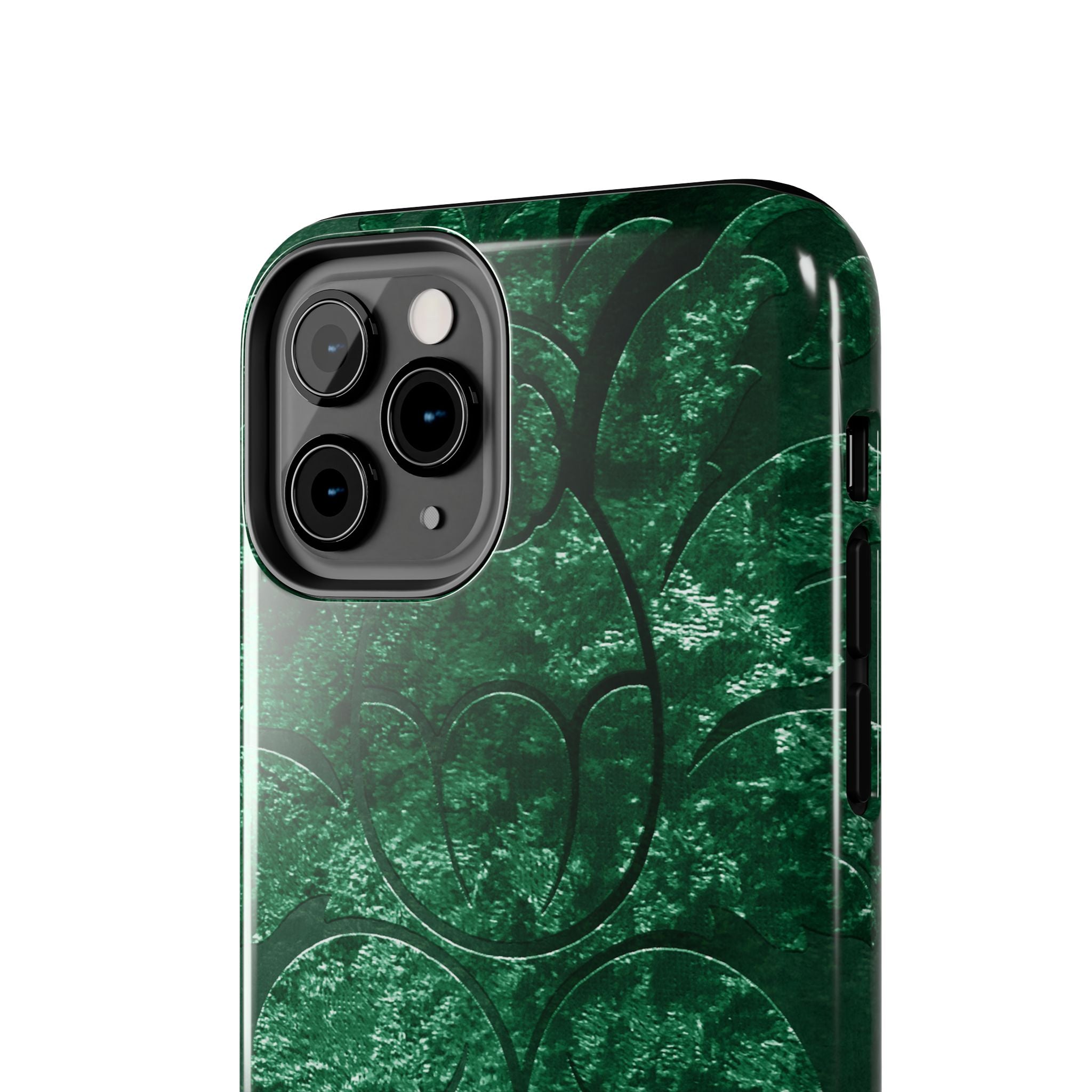 embossed-emerald-velvet-tough-iphone-case-protective-iphone-cover-heavy-duty-iphone-case-rugged-phone-case-durable-smartphone