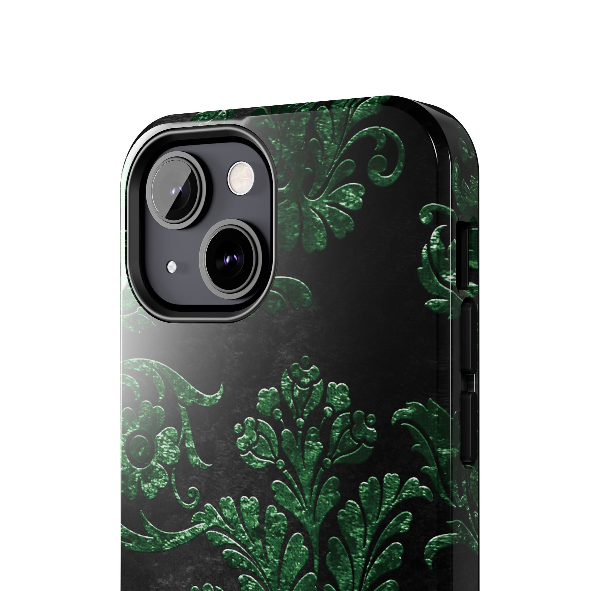 embossed-emerald-velvet-tough-iphone-case-protective-iphone-cover-heavy-duty-iphone-case-rugged-phone-case-durable-smartphone