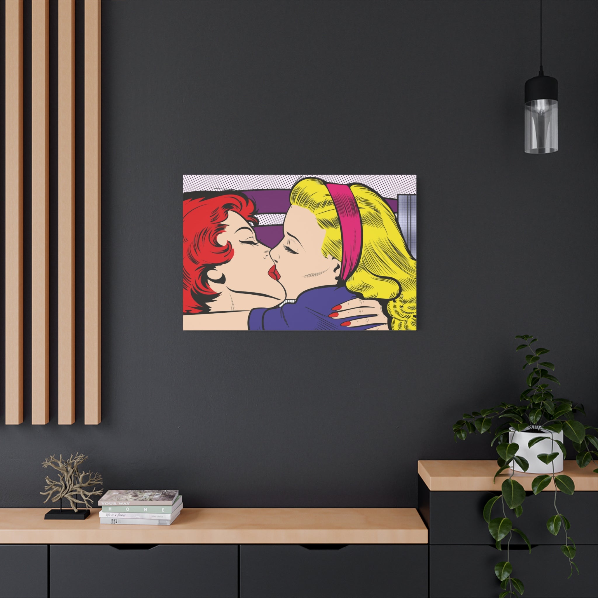 canvas-print-pop-art-lesbian-kiss-home-decor-wall-art-lgbt-pride-gift-matte-stretched-wall-art-unique-artwork