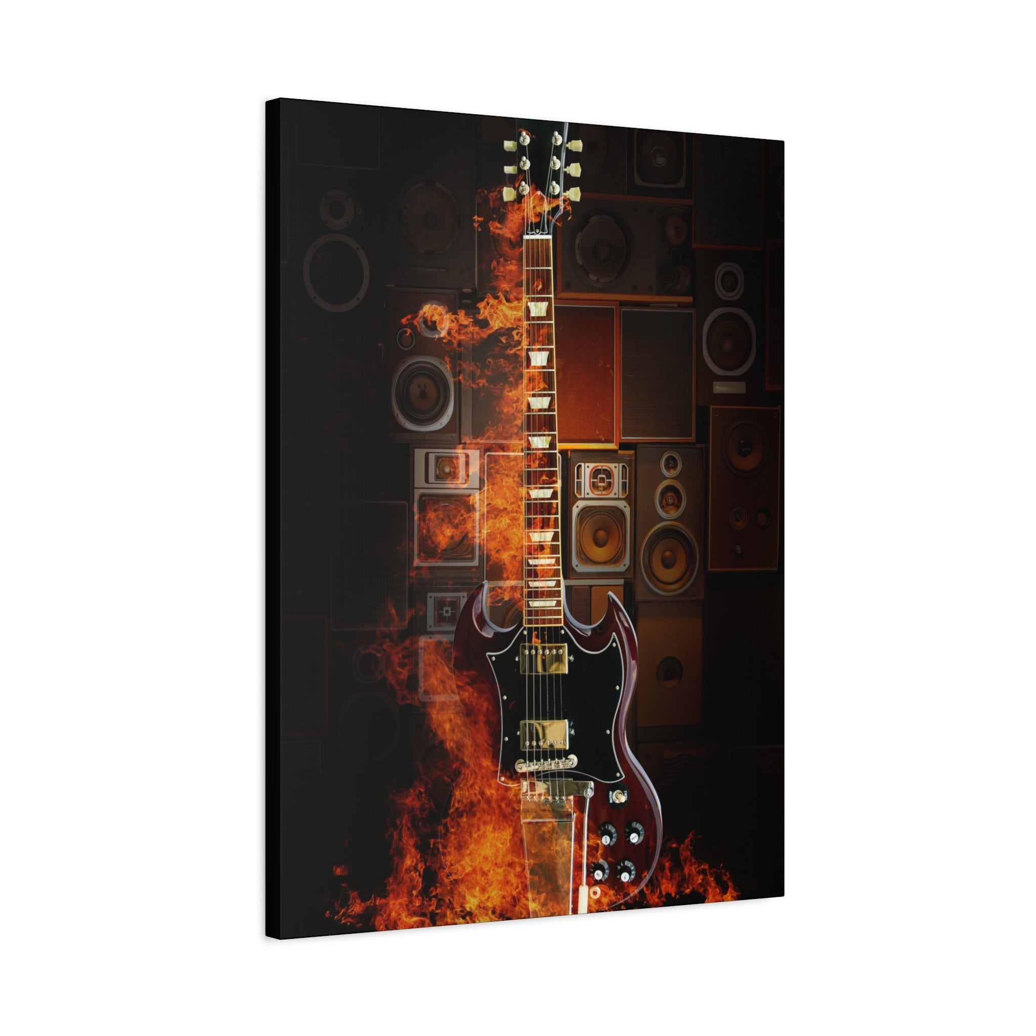 canvas-print-rock-n-roll-guitar-in-fire-home-wall-decor-music-art-gift-matte-stretched-wall-art-musicians-gift-guitarist-deco