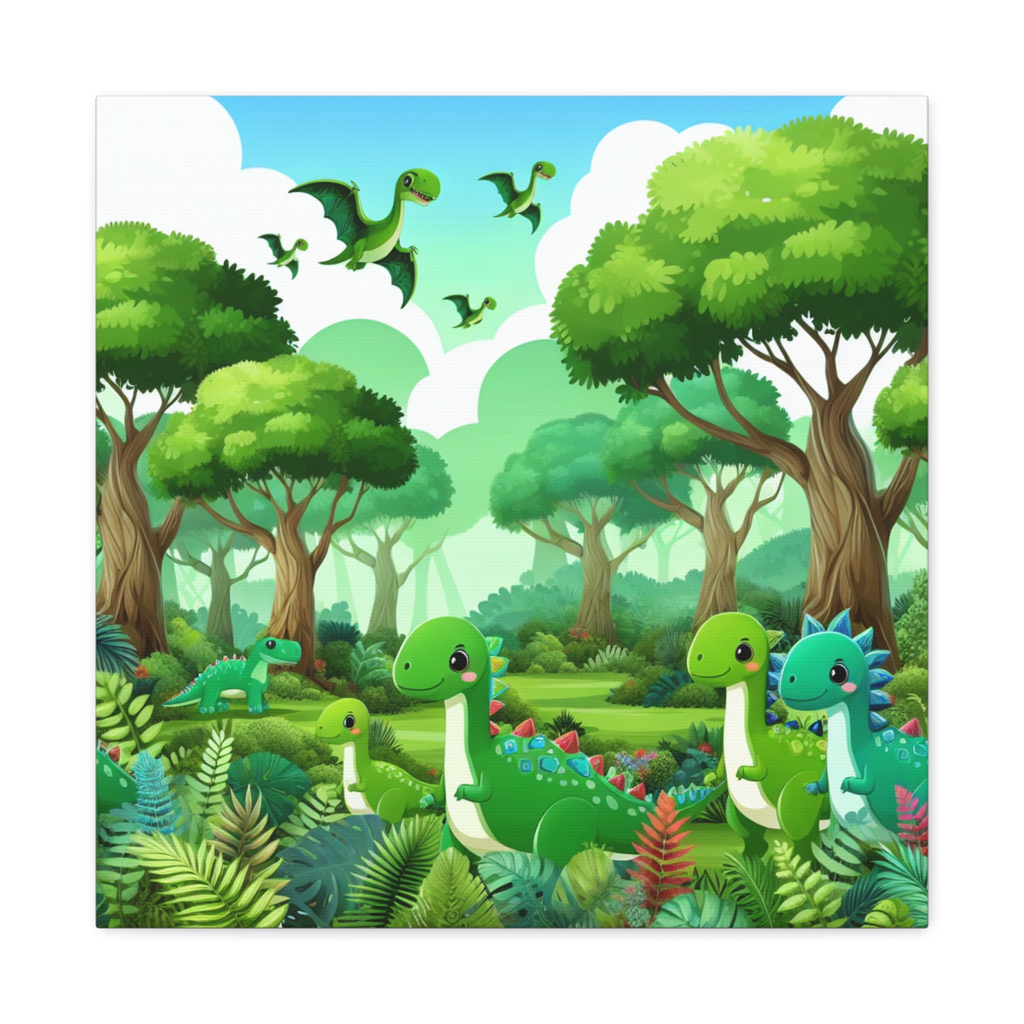 canvas-wall-art-cute-dinosaur-nursery-decor-baby-dinosaur-print-stretched-canvas-nursery-art-cute-dinosaur-decoration-baby-nu