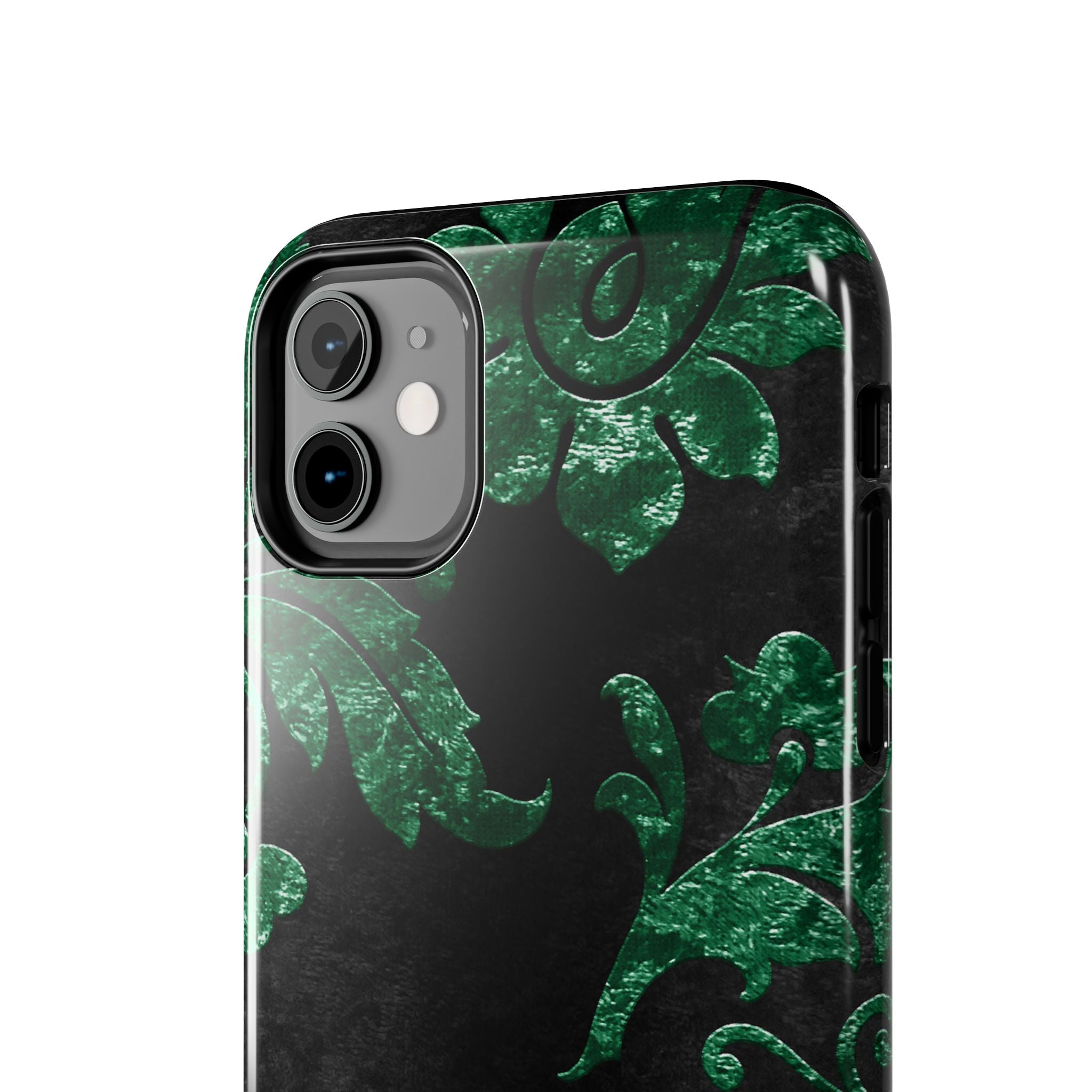 embossed-emerald-velvet-tough-iphone-case-protective-iphone-cover-heavy-duty-iphone-case-rugged-phone-case-durable-smartphone