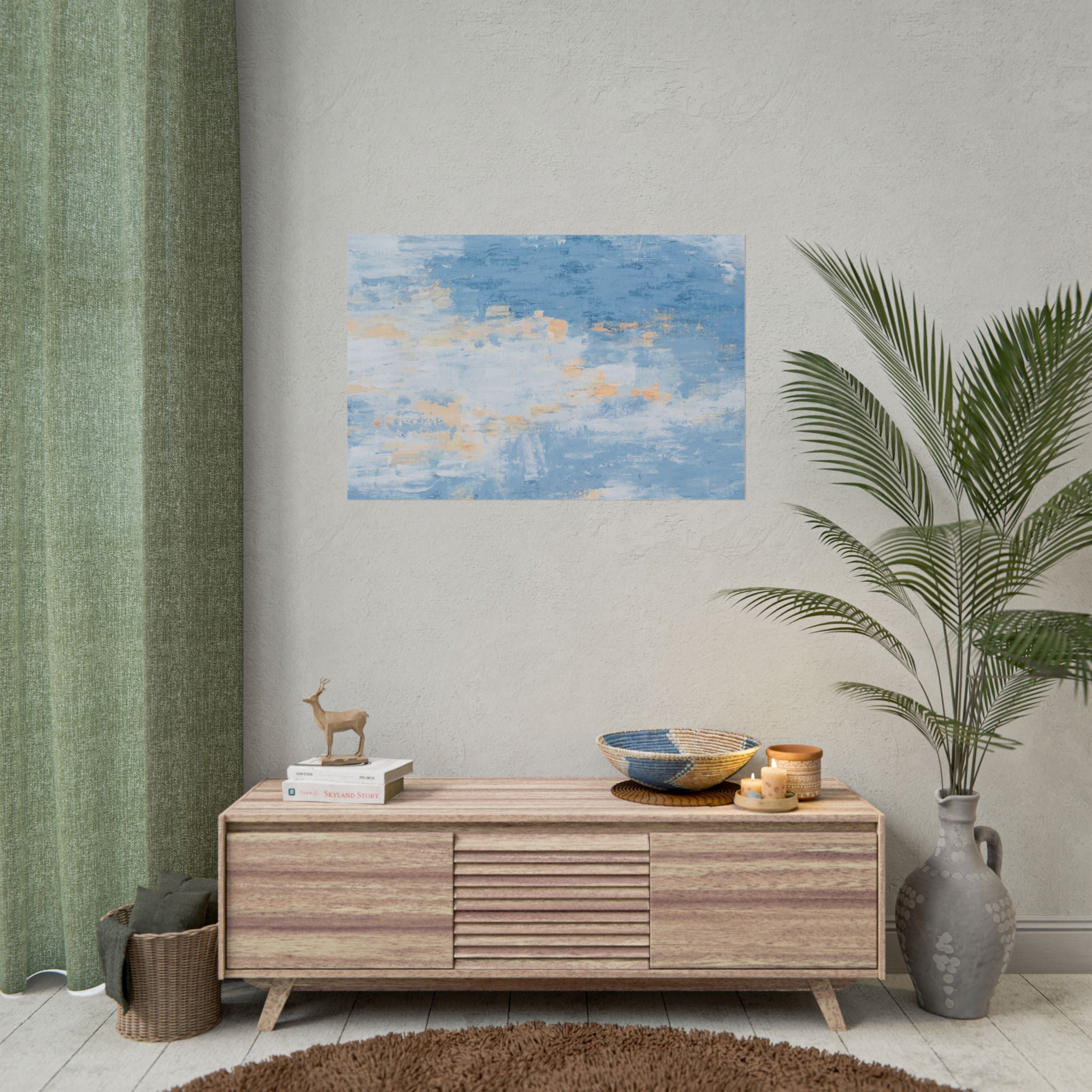 poster-print-abstract-light-blue-home-decor-wall-art-blue-poster-art-living-room-decor-unique-gift-idea-abstract-painting-wal