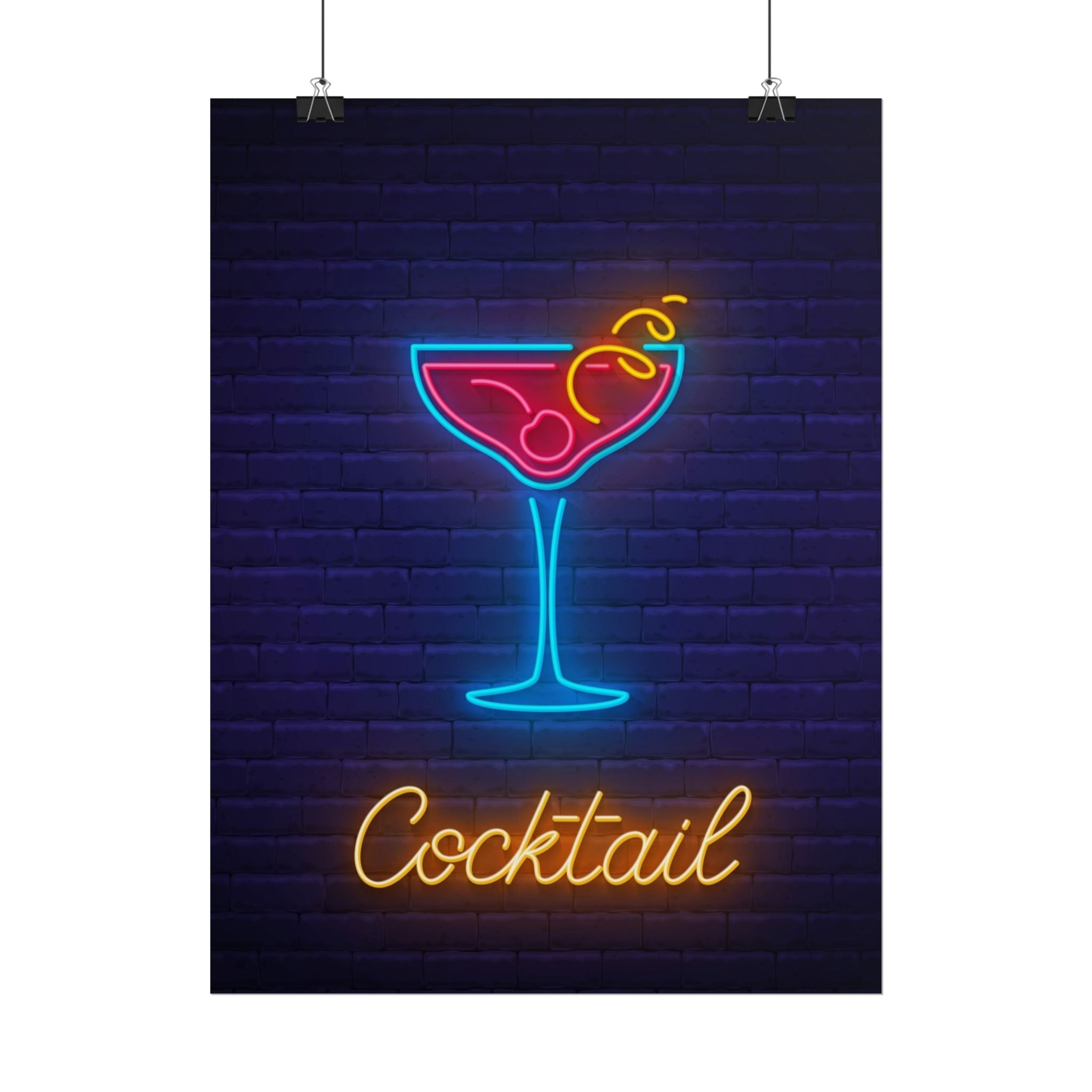 cocktail-neon-martini-poster-wall-art-decor-large-poster-artwork-cocktail-print-bar-decor-kitchen-wall-art