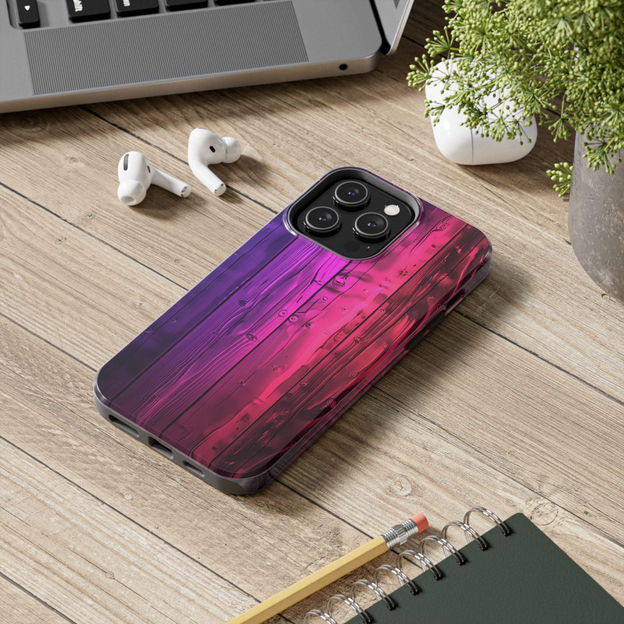 disco-neon-tough-iphone-cases-wood-grain-texture-iphone-case-cover-protective-iphone-shell-unique-iphone-accessories-iphone-1
