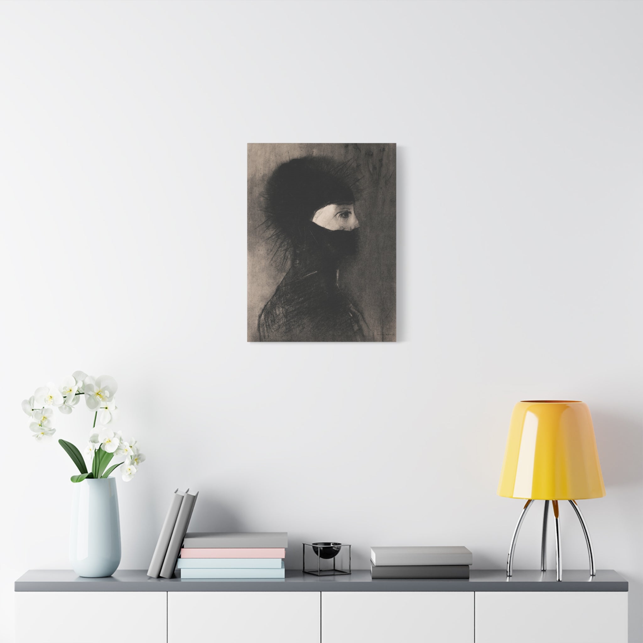 canvas-wall-art-armor-by-odilon-redon-vintage-woman-illustration-post-impressionism-art-wall-decor-matte-canvas-stretched
