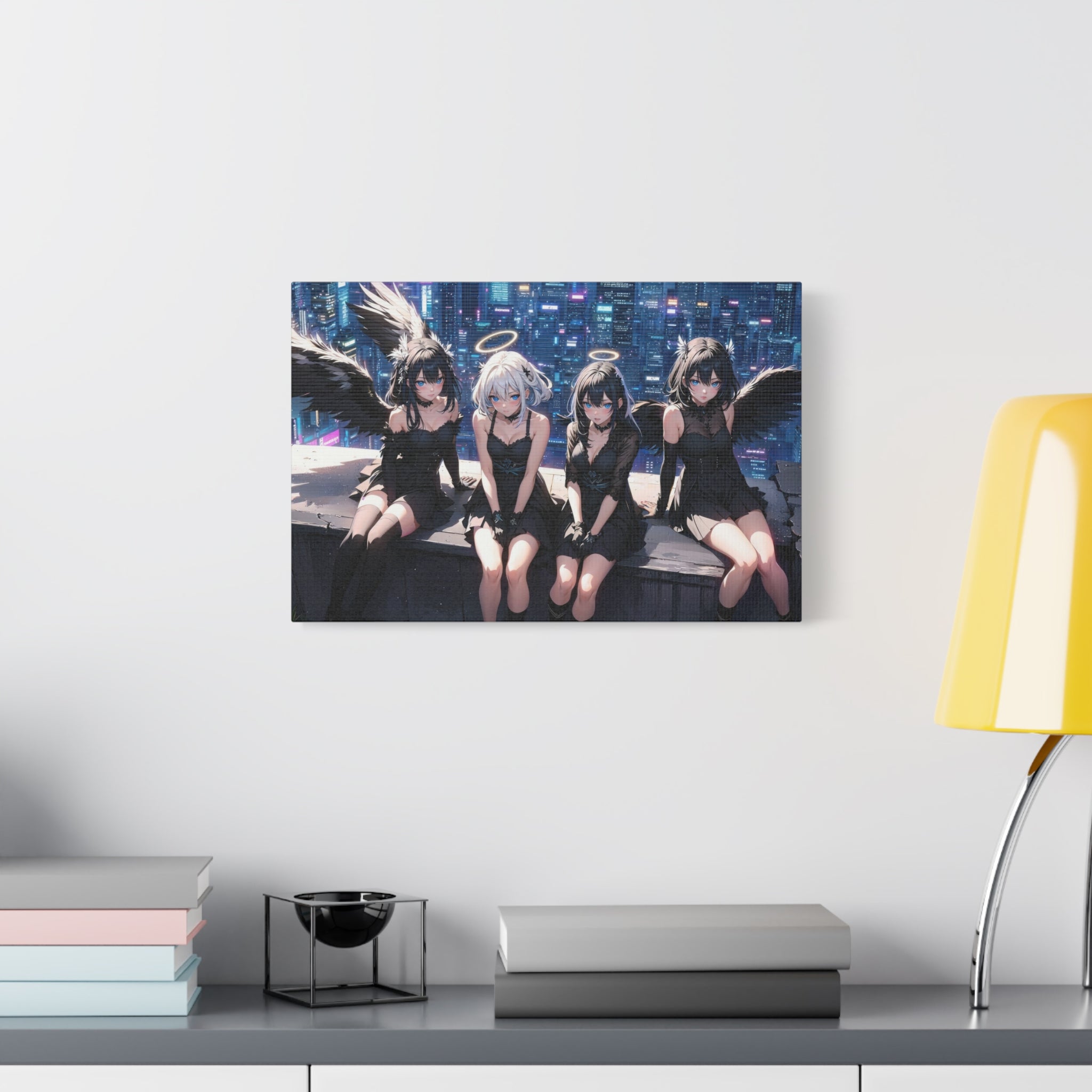 canvas-print-anime-angels-anime-lover-canvas-wall-art-matte-stretched-wall-art-beautiful-anime-girls-decor-anime-print-anime-