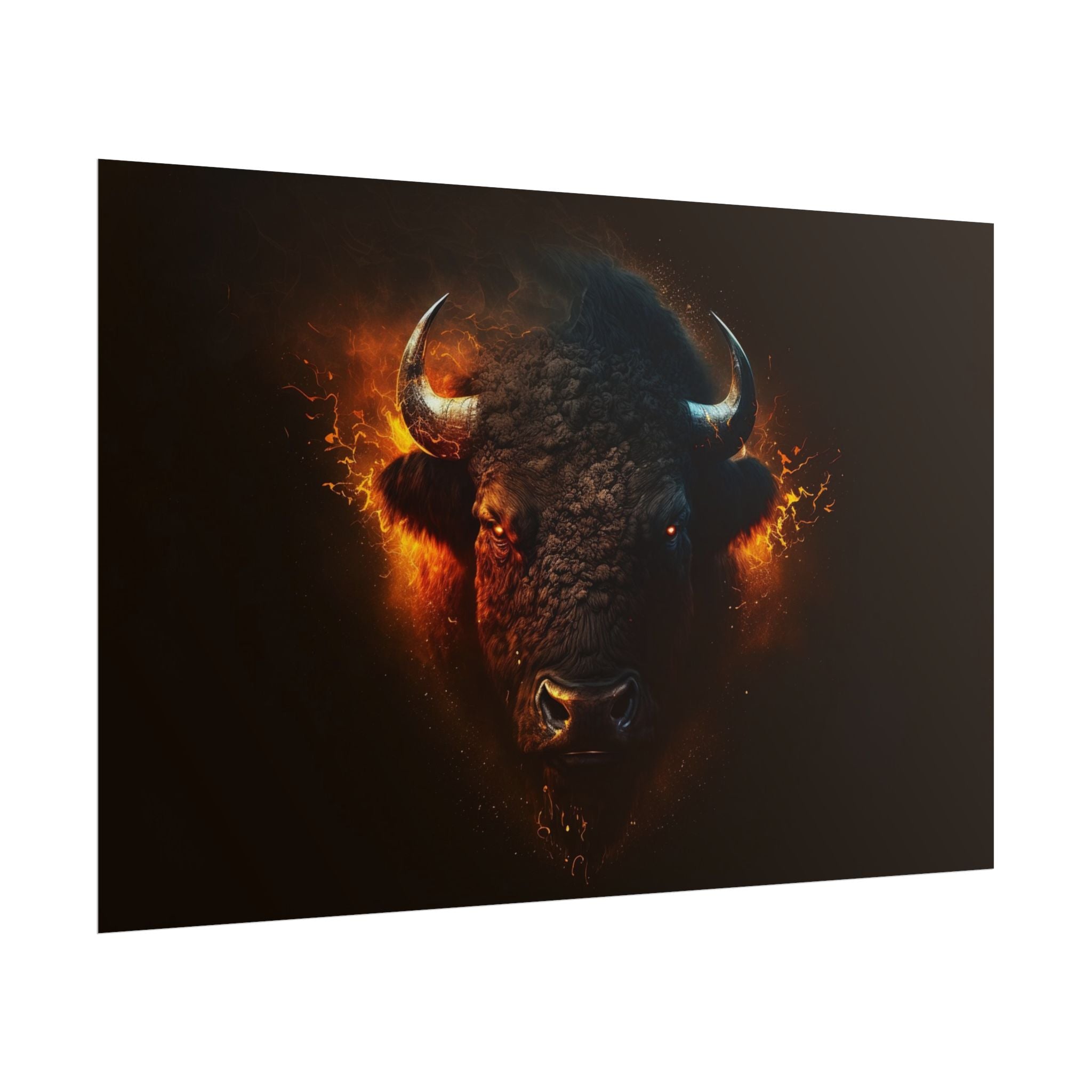 bison-art-poster-wall-decor-buffalo-gift-wildlife-home-decoration-western-bison-wall-art-nature-lover-gift-farm-house-wall-de