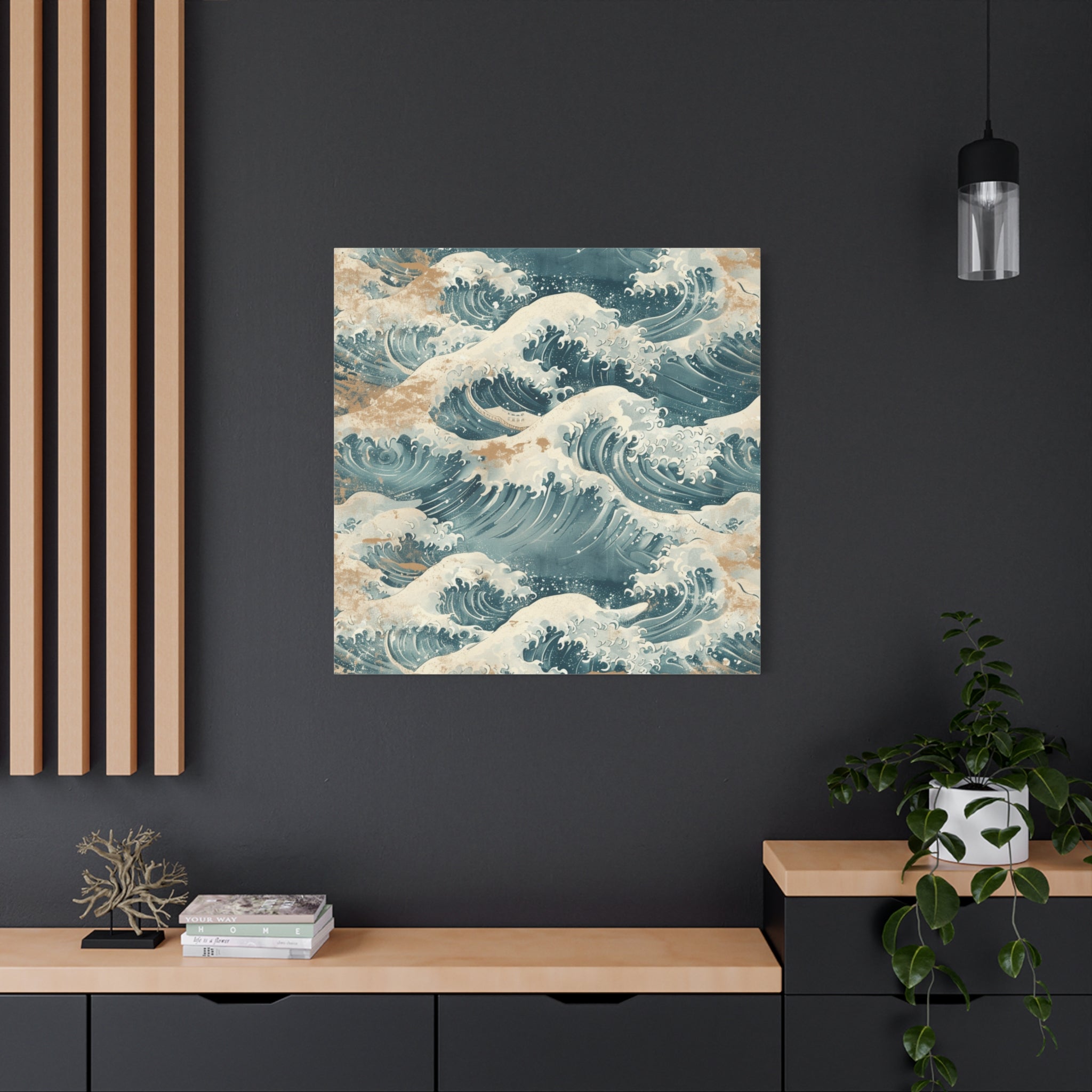 canvas-print-vintage-wave-pattern-japanese-style-colorful-wall-art-home-decor-stretched-matte-canvas-unique-gift-idea-office-
