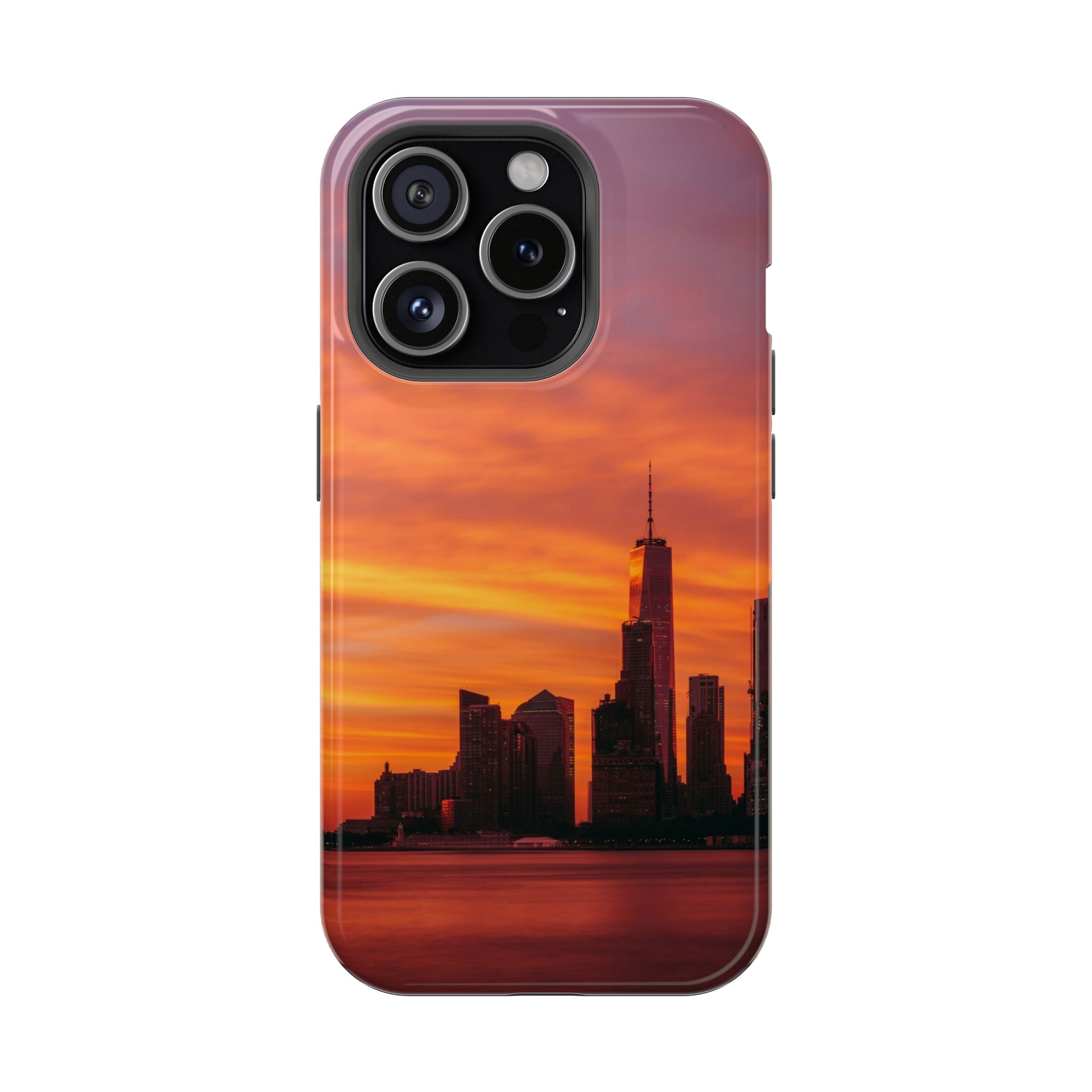 sunset-nyc-cityscape-magnetic-tough-case-durable-phone-protector-new-york-tough-case-gift-for-photographers-urban-aesthetic