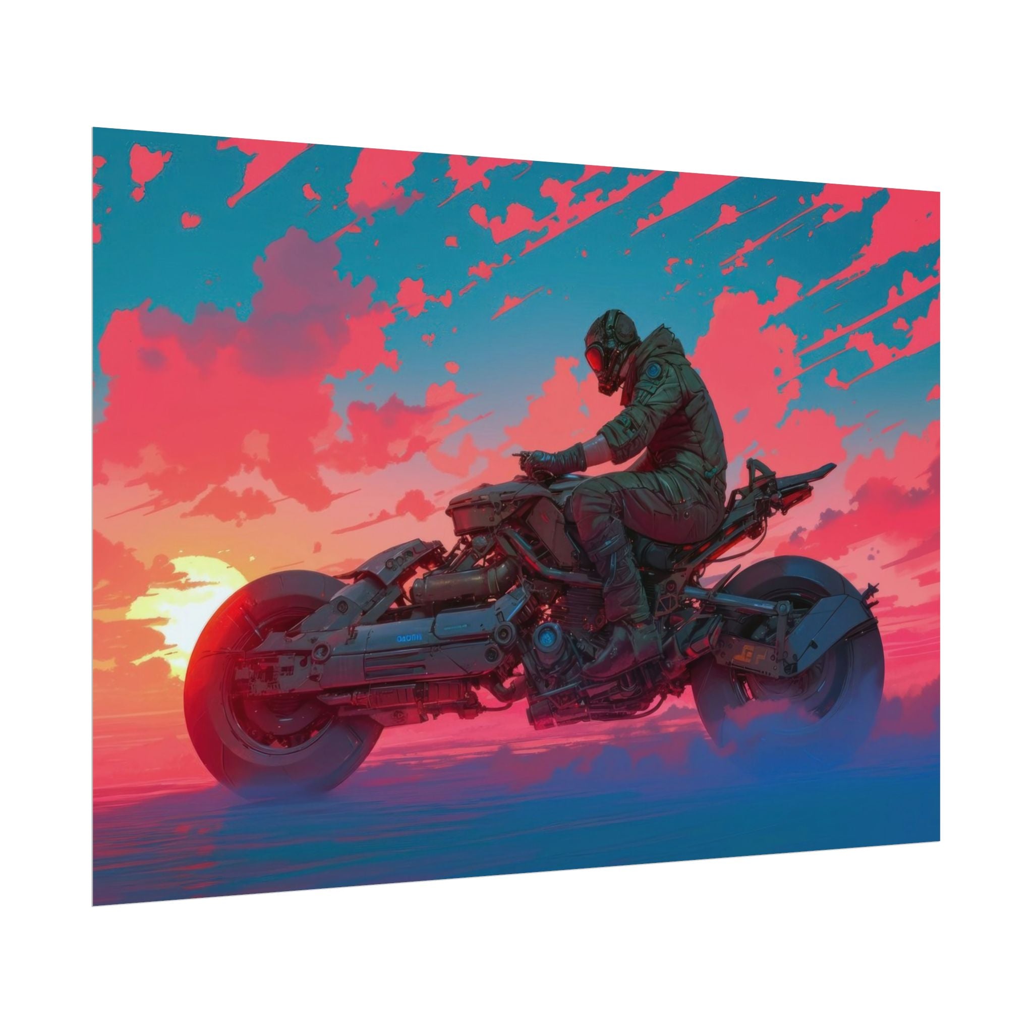 anime-poster-prints-anime-motorcycle-print-motorcycle-poster-sythawave-poster-home-decor-motorbike-artwork-cyberpunk-motorcyc