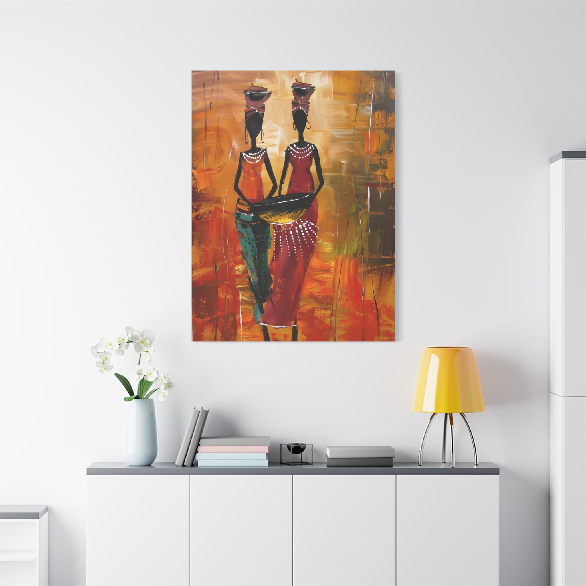 canvas-wall-art-traditional-african-woman-african-portrait-afrocentric-home-decor-tribal-art-african-american-art-ethnic-wall