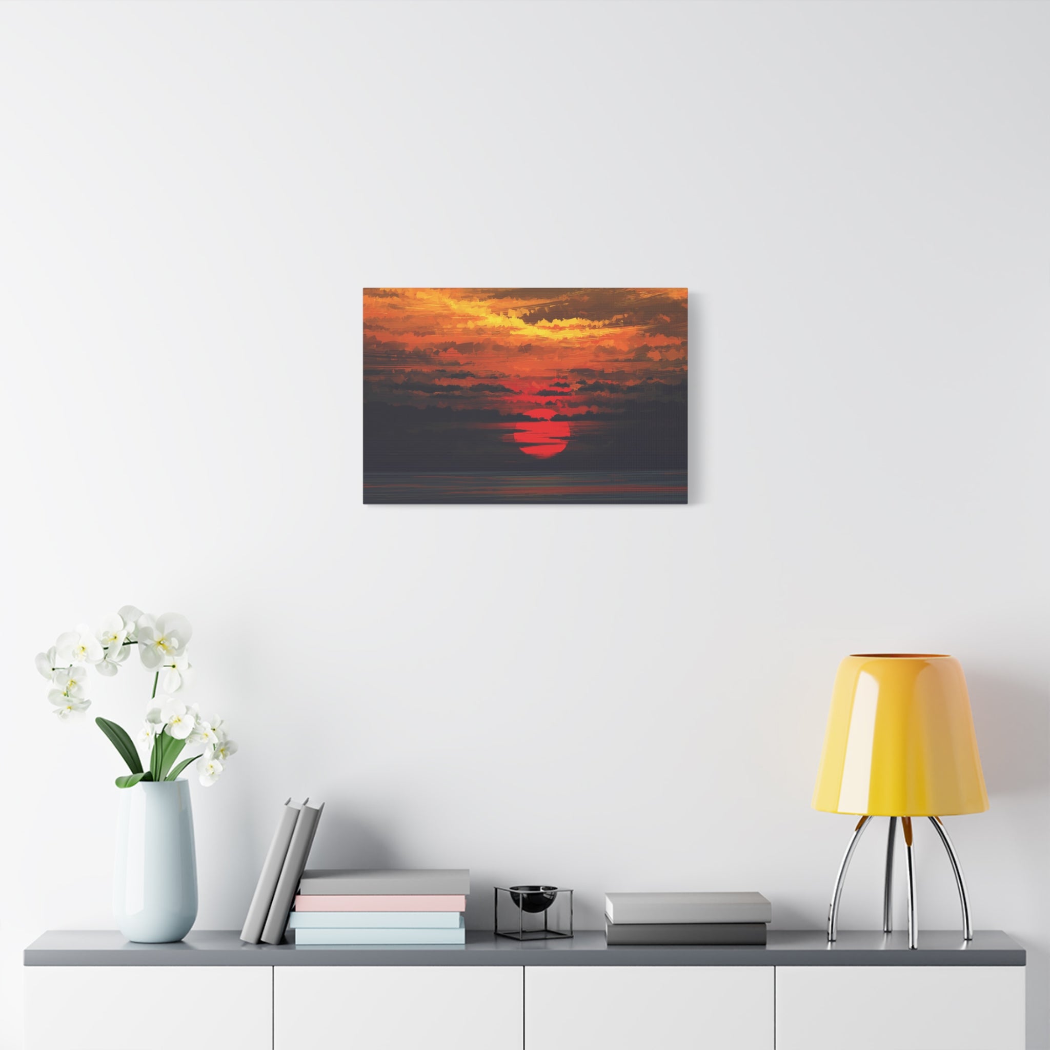 canvas-wall-art-red-sunset-landscape-cozy-home-decor-canvas-print-living-room-decor-farm-house-wall-decor-house-warming-gift