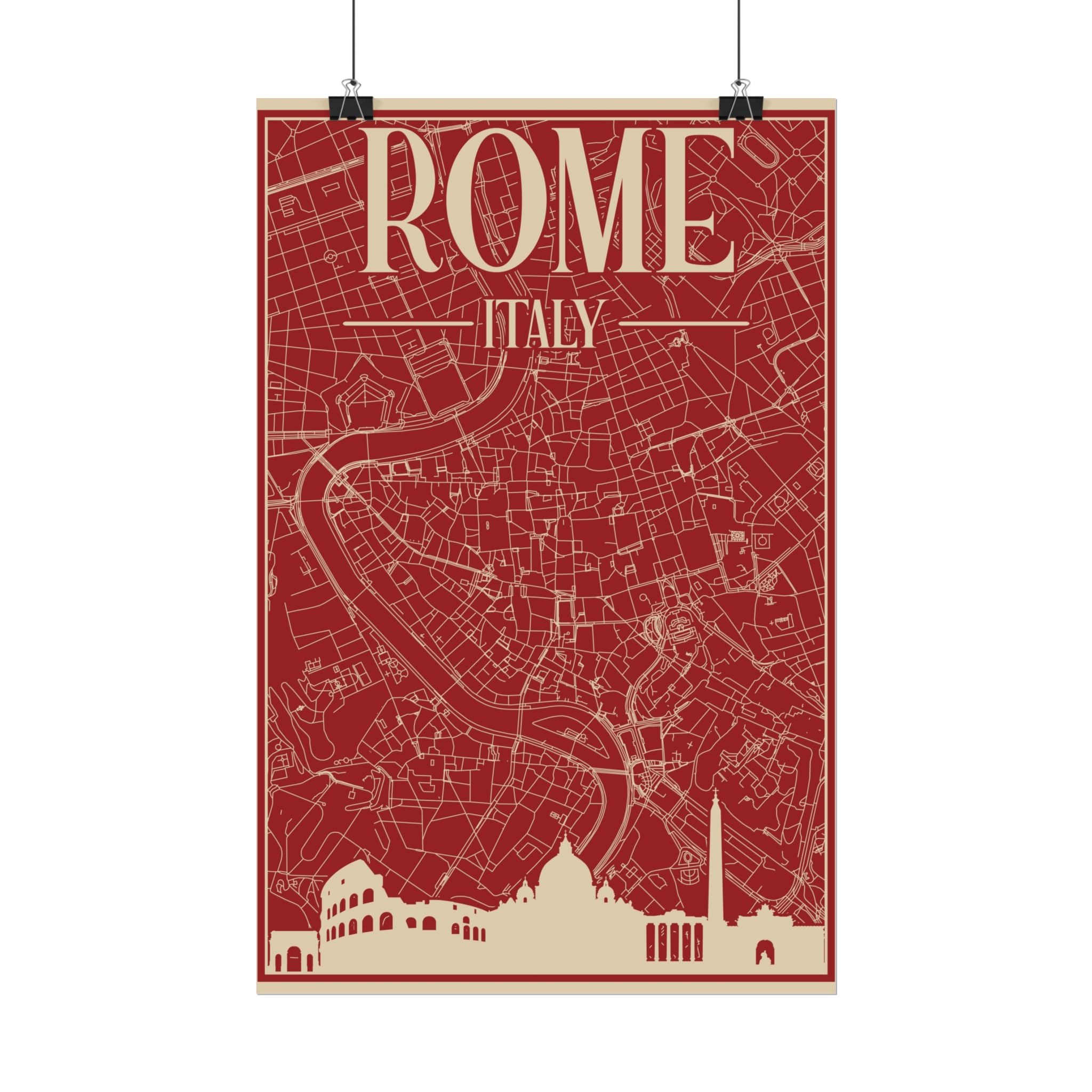 rome-italy-travel-poster-rolled-posters-for-home-decor-wall-art-print-italian-cityscape-wall-hanging