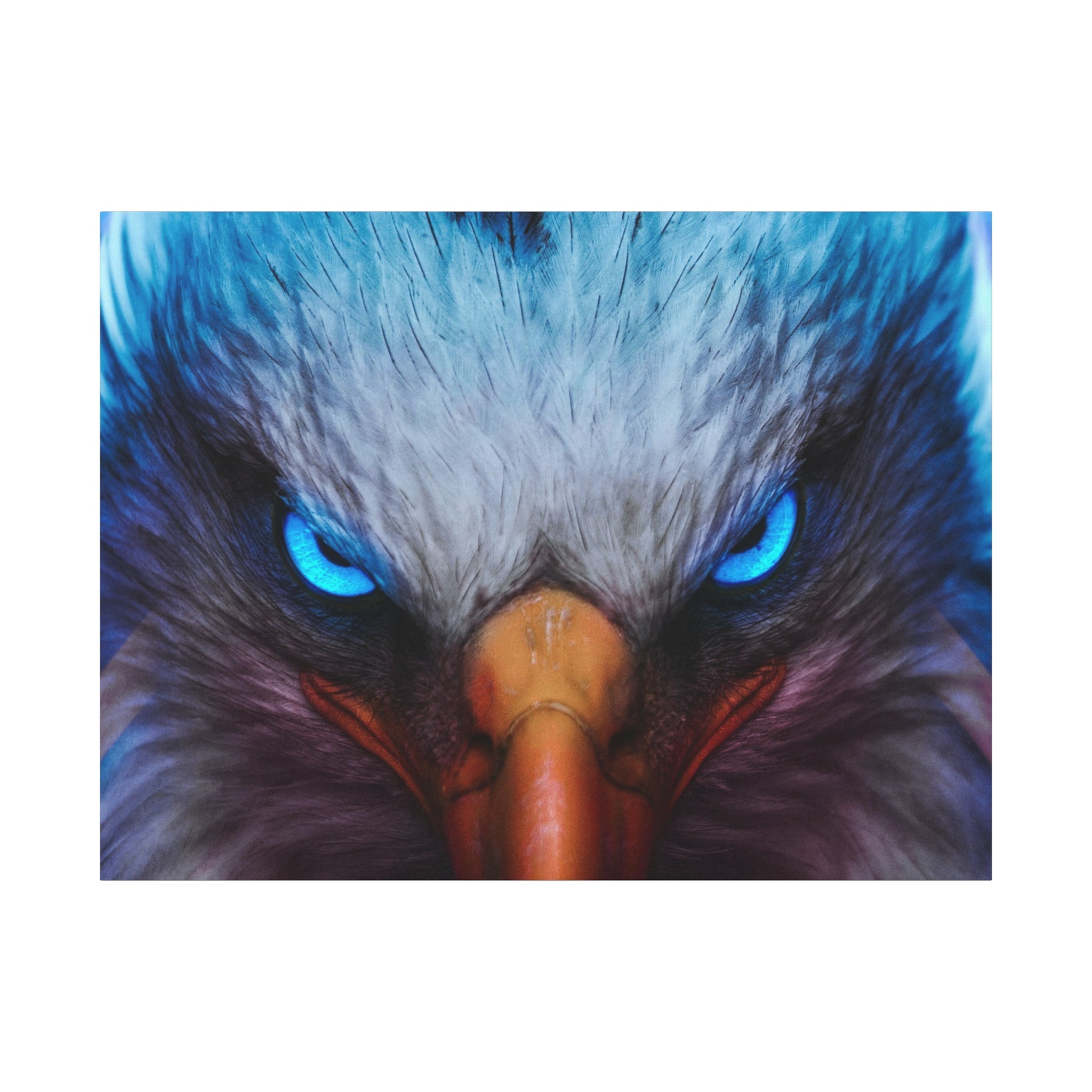 american-eagle-theme-canvas-wall-art-bird-of-prey-decor-eagle-eyes-wall-hanging-matte-stretched-canvas-print-wildlife-artwork